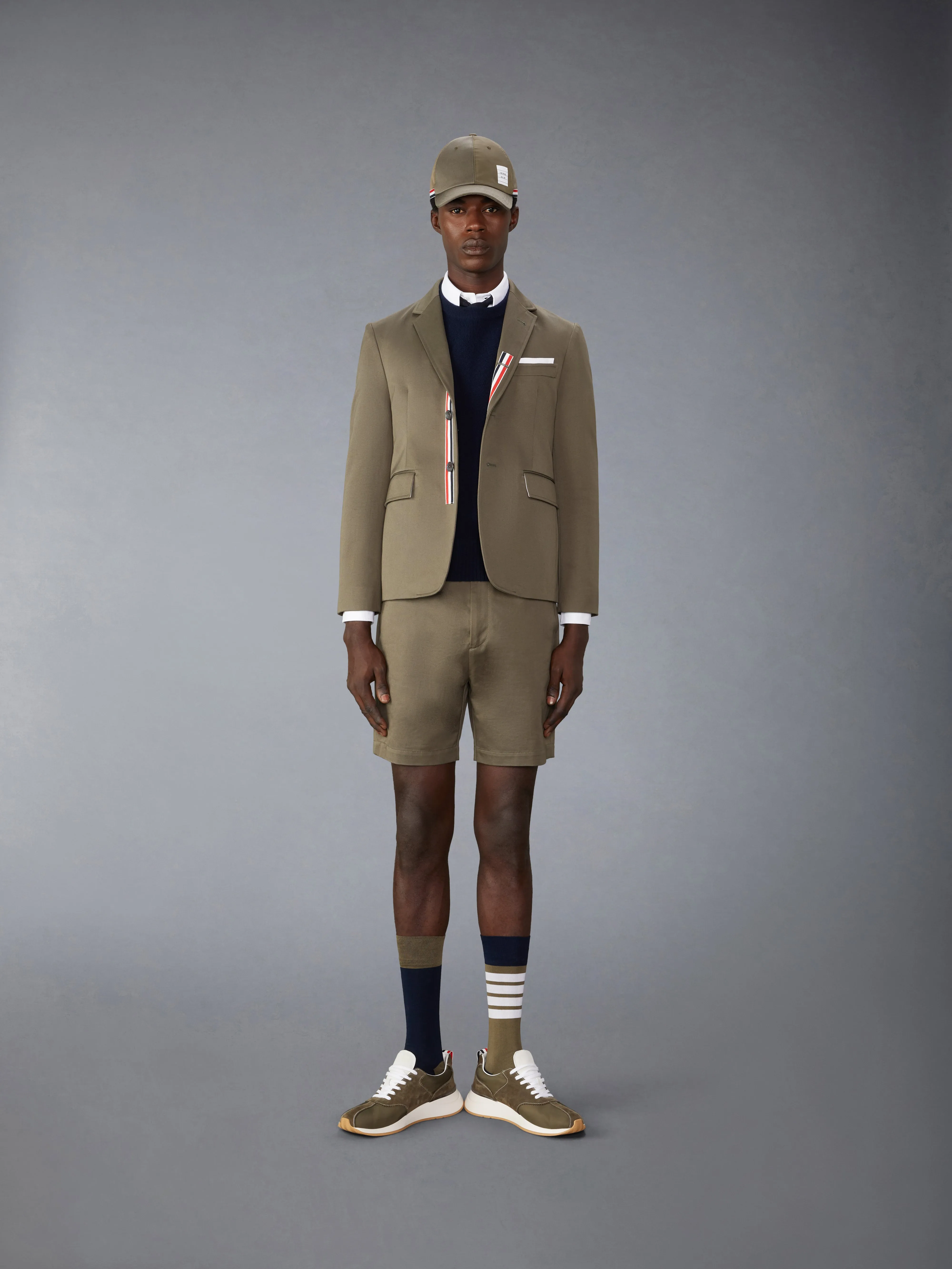 MERINO WOOL WASHED PIQUE PULLOVER sold by Thom Browne product image thumbnail 4
