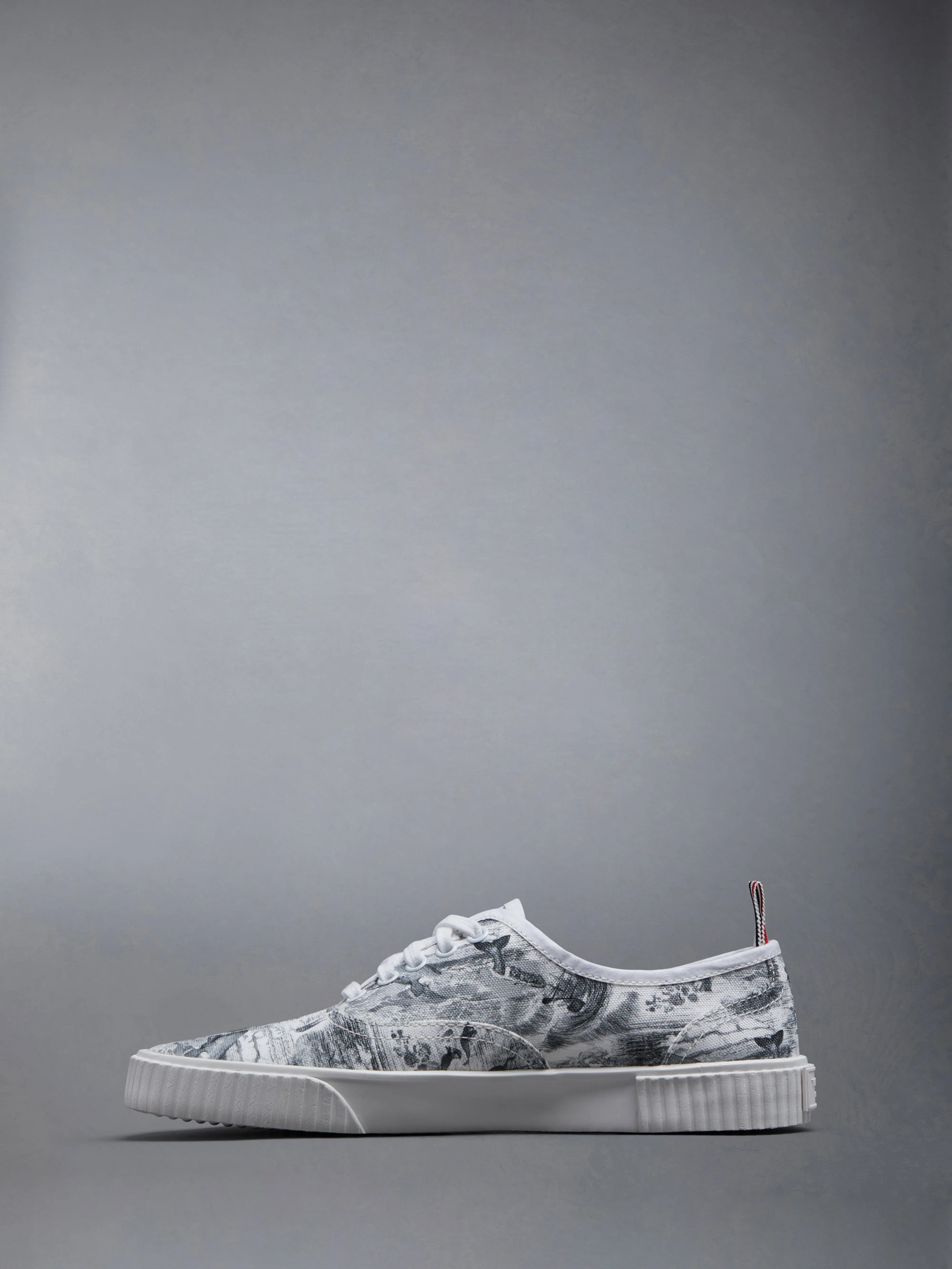 Nautical Toile Canvas Heritage Sneaker sold by Thom Browne product image thumbnail 3