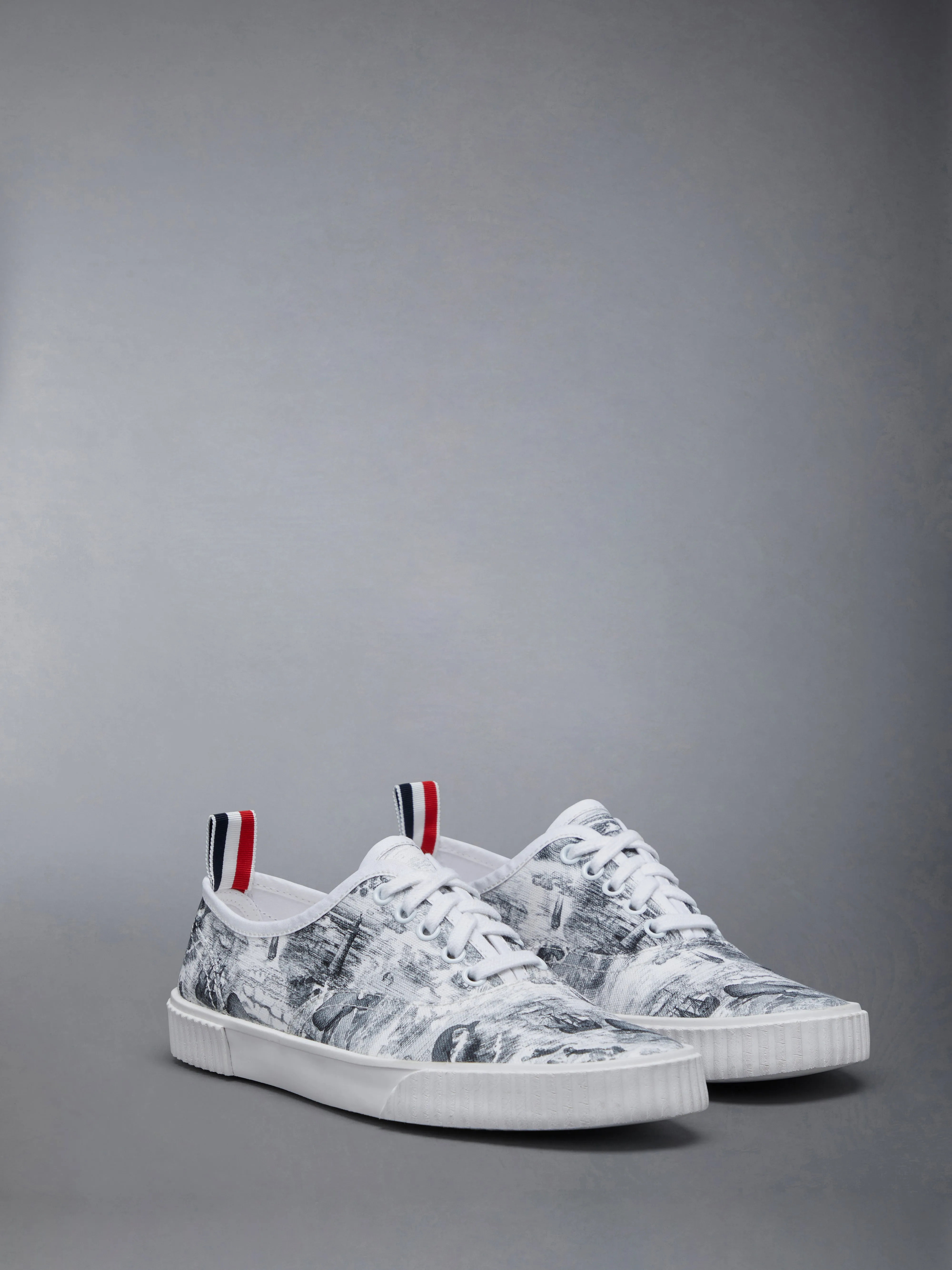 Nautical Toile Canvas Heritage Sneaker sold by Thom Browne product image thumbnail 2