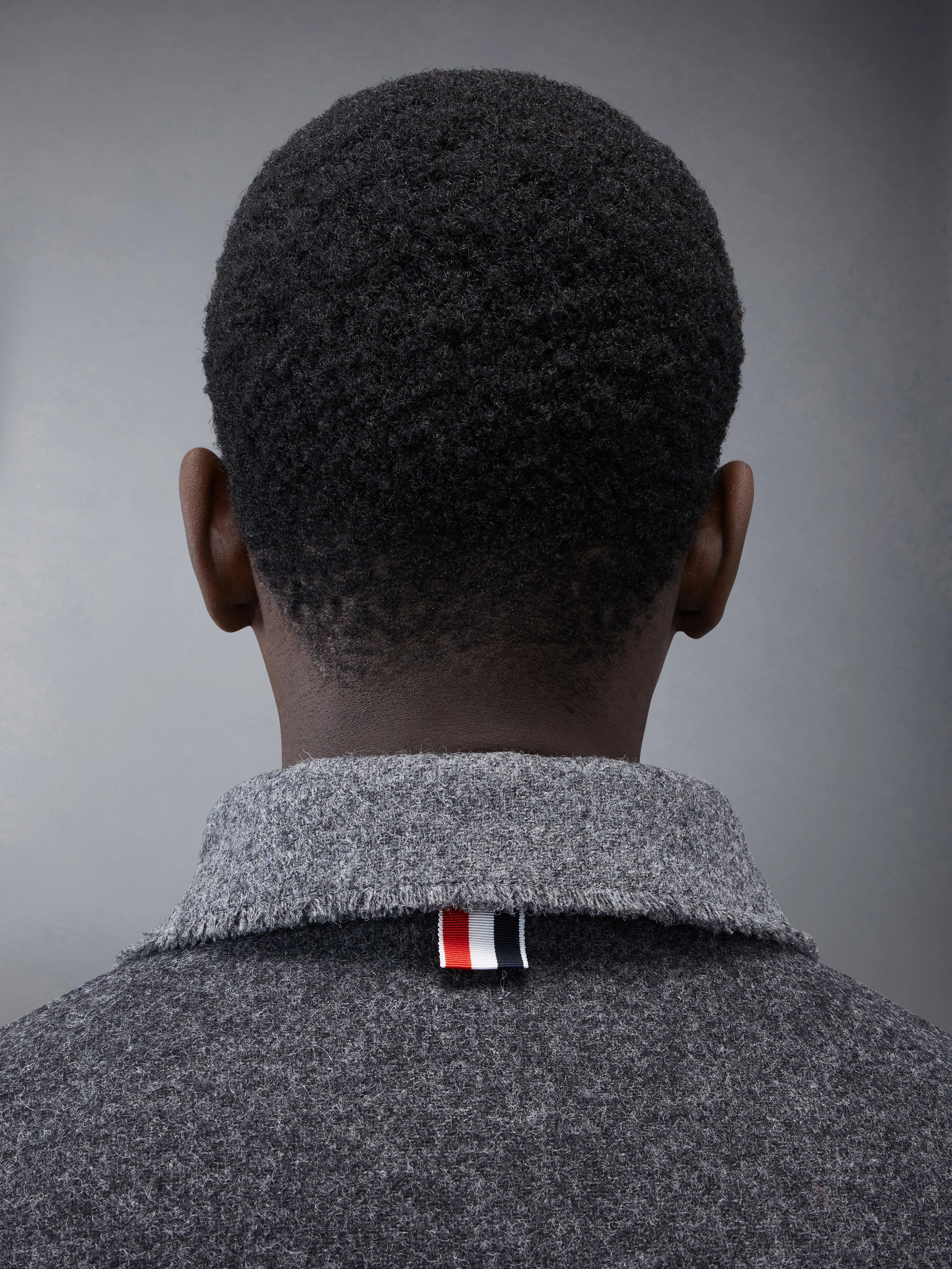 Fun-Mix Shetland Frayed Field Jacket sold by Thom Browne product image thumbnail 5