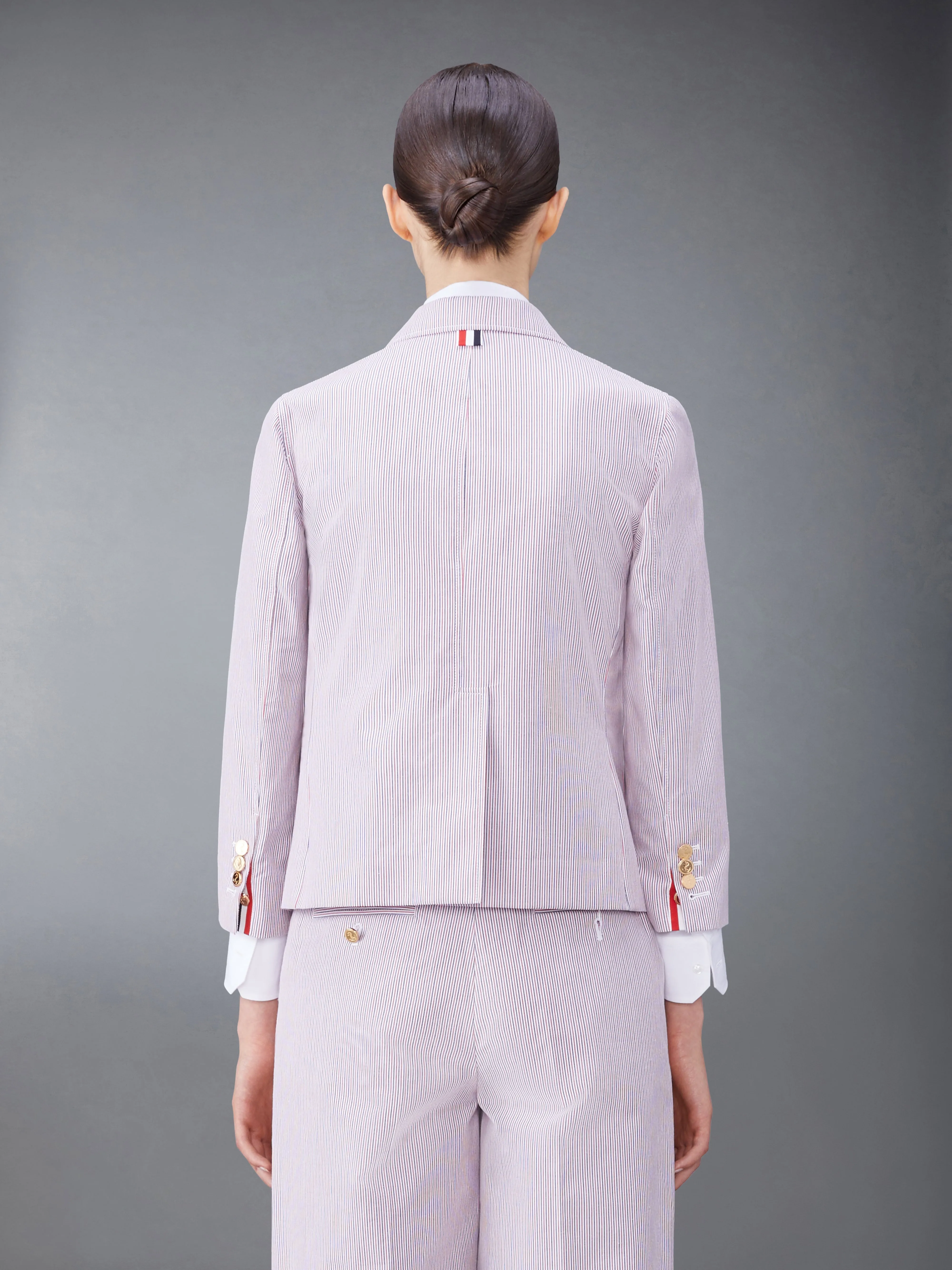 DOBBYCORD CROPPED SACK SPORT COAT sold by Thom Browne product image thumbnail 2