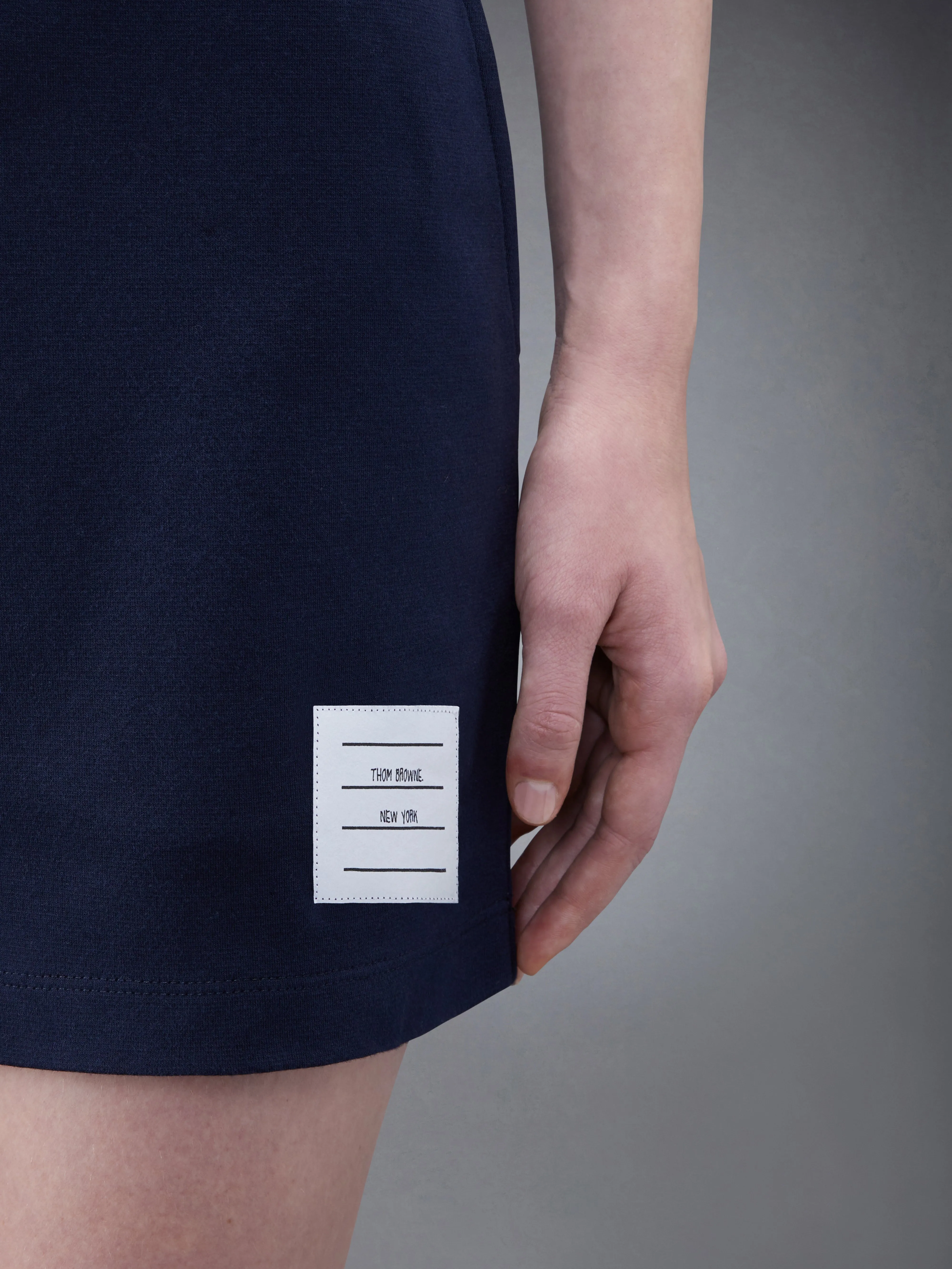 Cotton Milano Chenille Sailboat Patch Sweatshorts sold by Thom Browne product image thumbnail 4