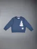 Kid's Classic Loopback Embroidery Patch Sweatshirt sold by Thom Browne