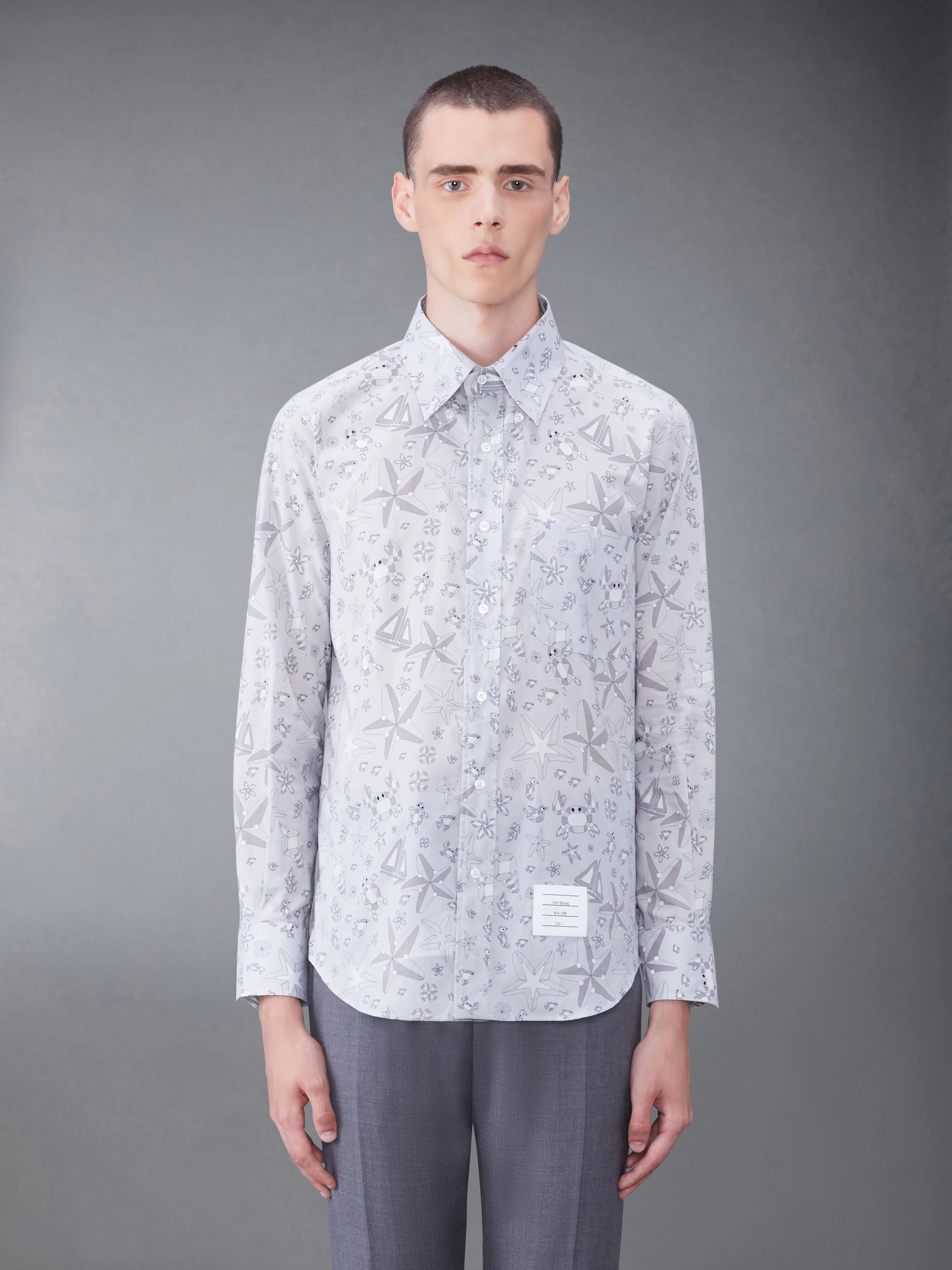 COTTON UNDER THE SEA SHIRT sold by Thom Browne product image thumbnail 2