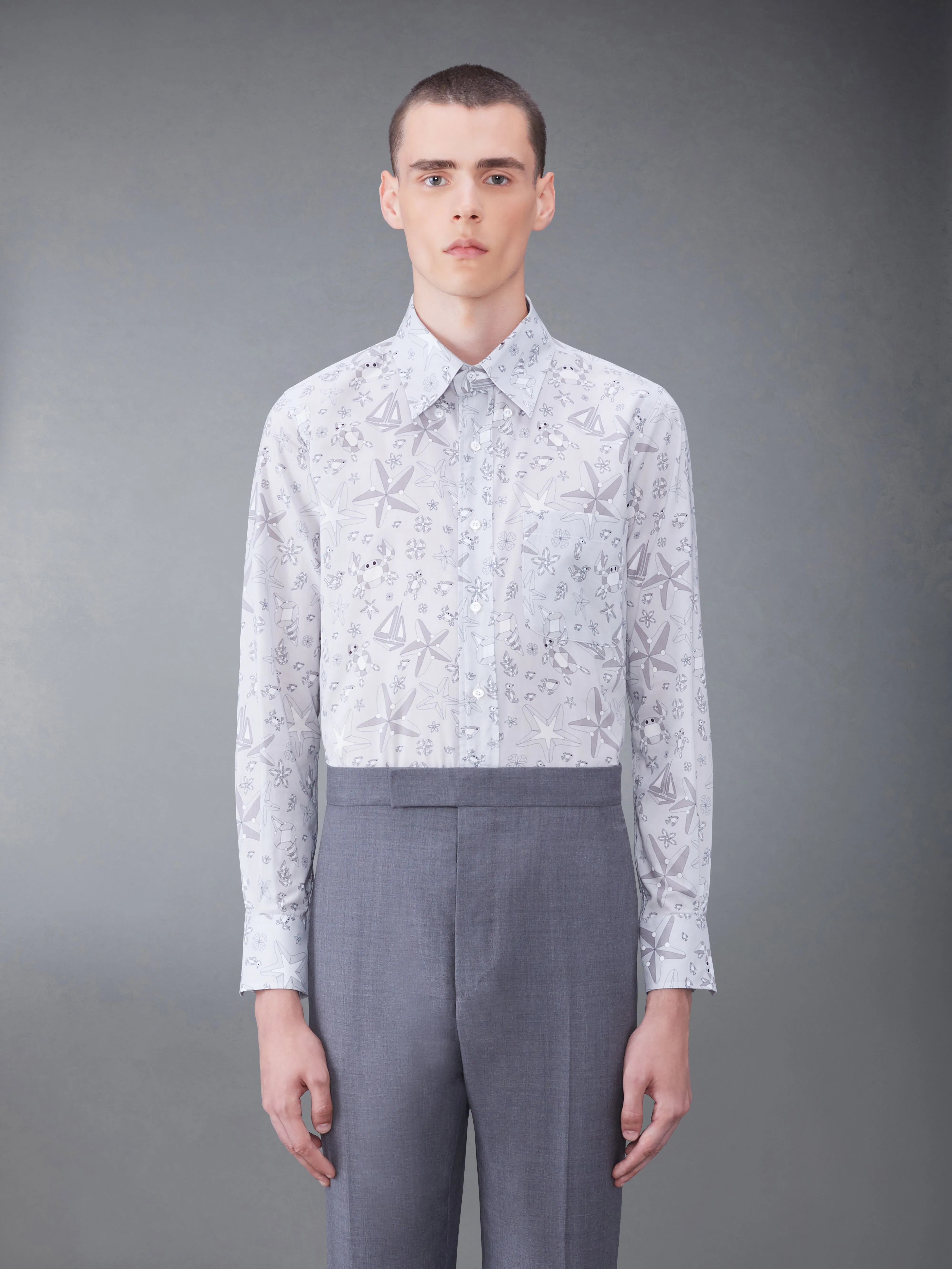 COTTON UNDER THE SEA SHIRT sold by Thom Browne