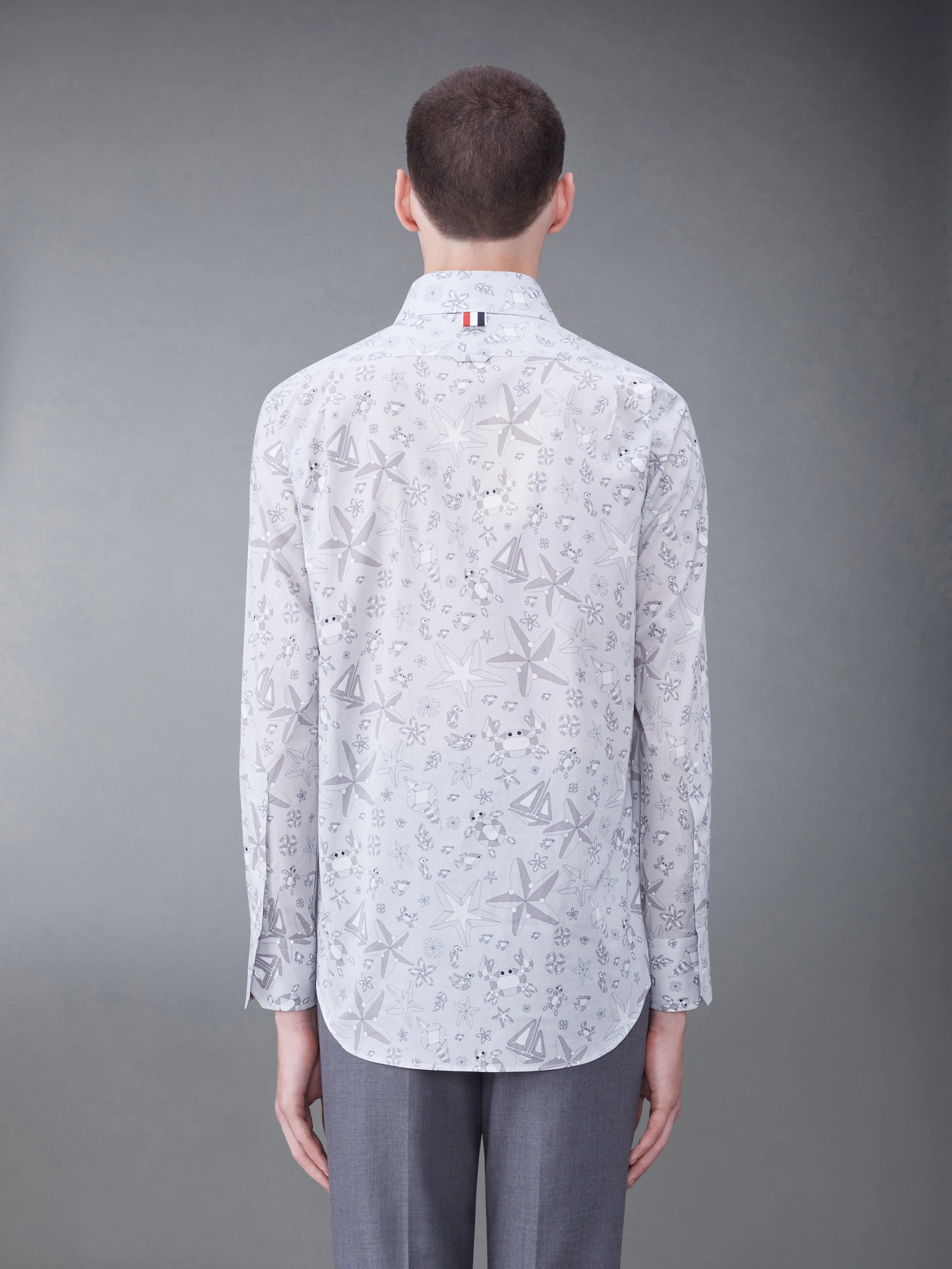 COTTON UNDER THE SEA SHIRT sold by Thom Browne product image thumbnail 3