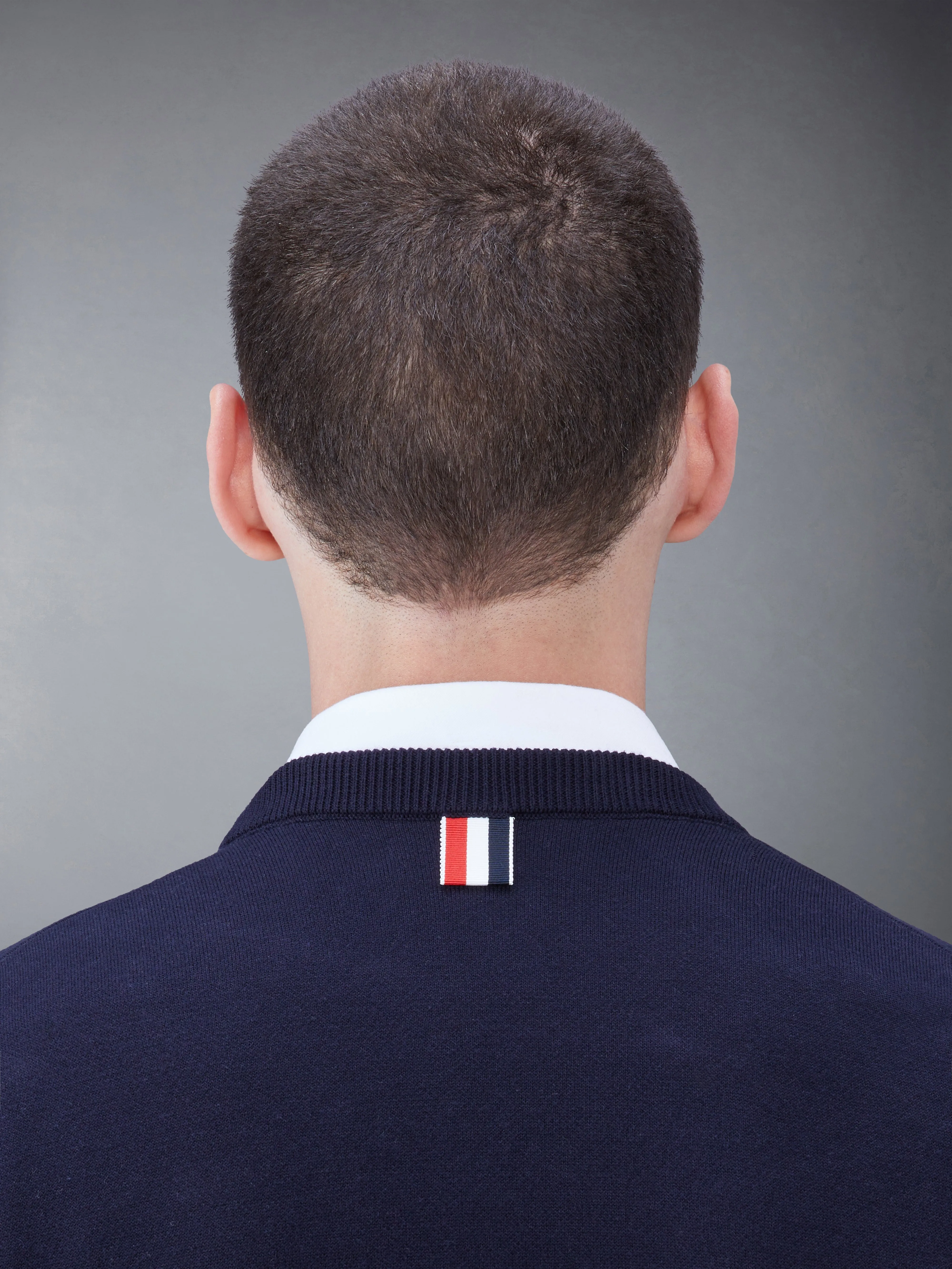 4-BAR FISH ICON CREW NECK PULLOVER sold by Thom Browne product image thumbnail 4