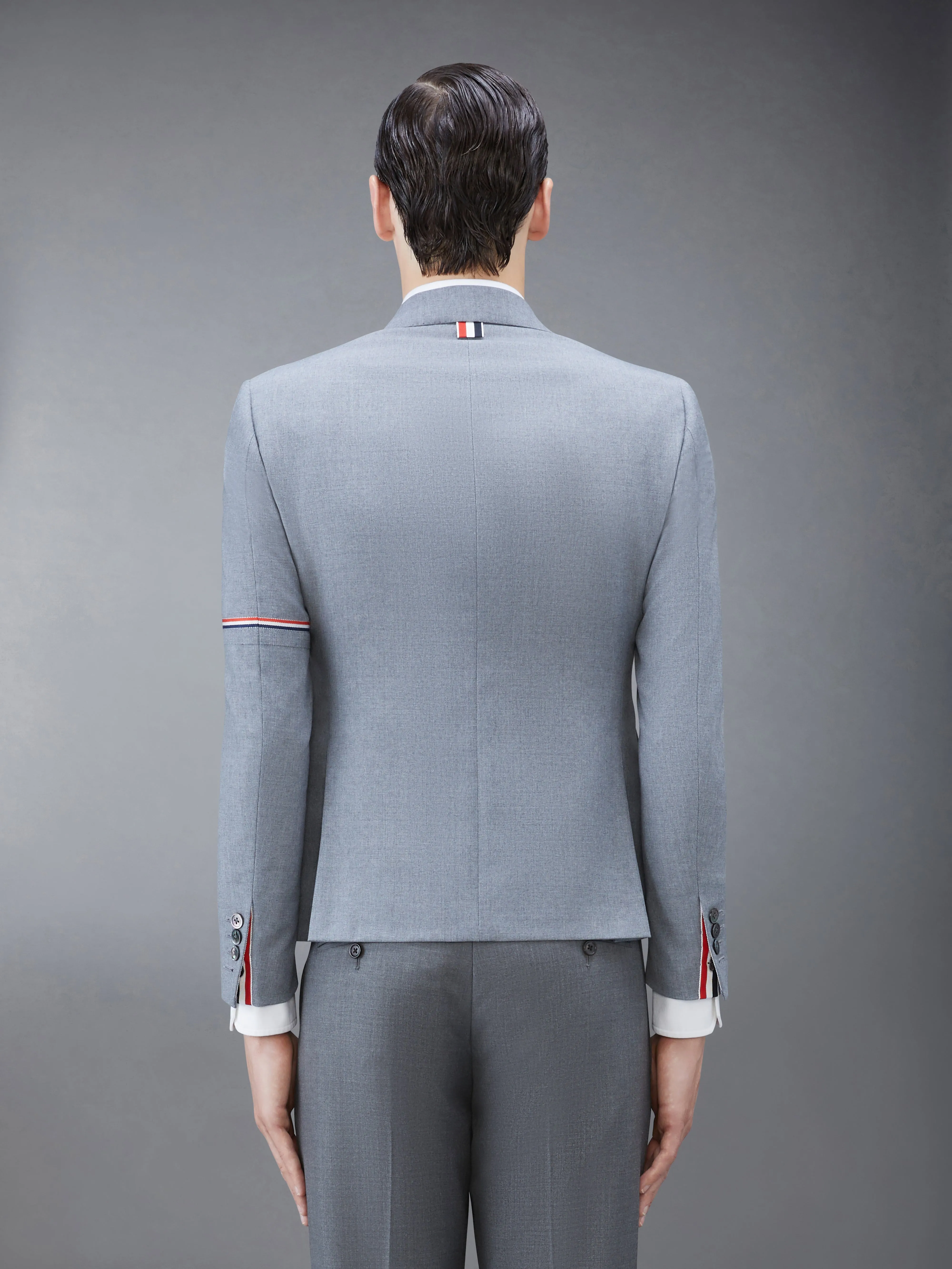 SCHOOL UNIFORM PLAIN WEAVE HIGH ARMHOLE SPORT COAT sold by Thom Browne product image thumbnail 2
