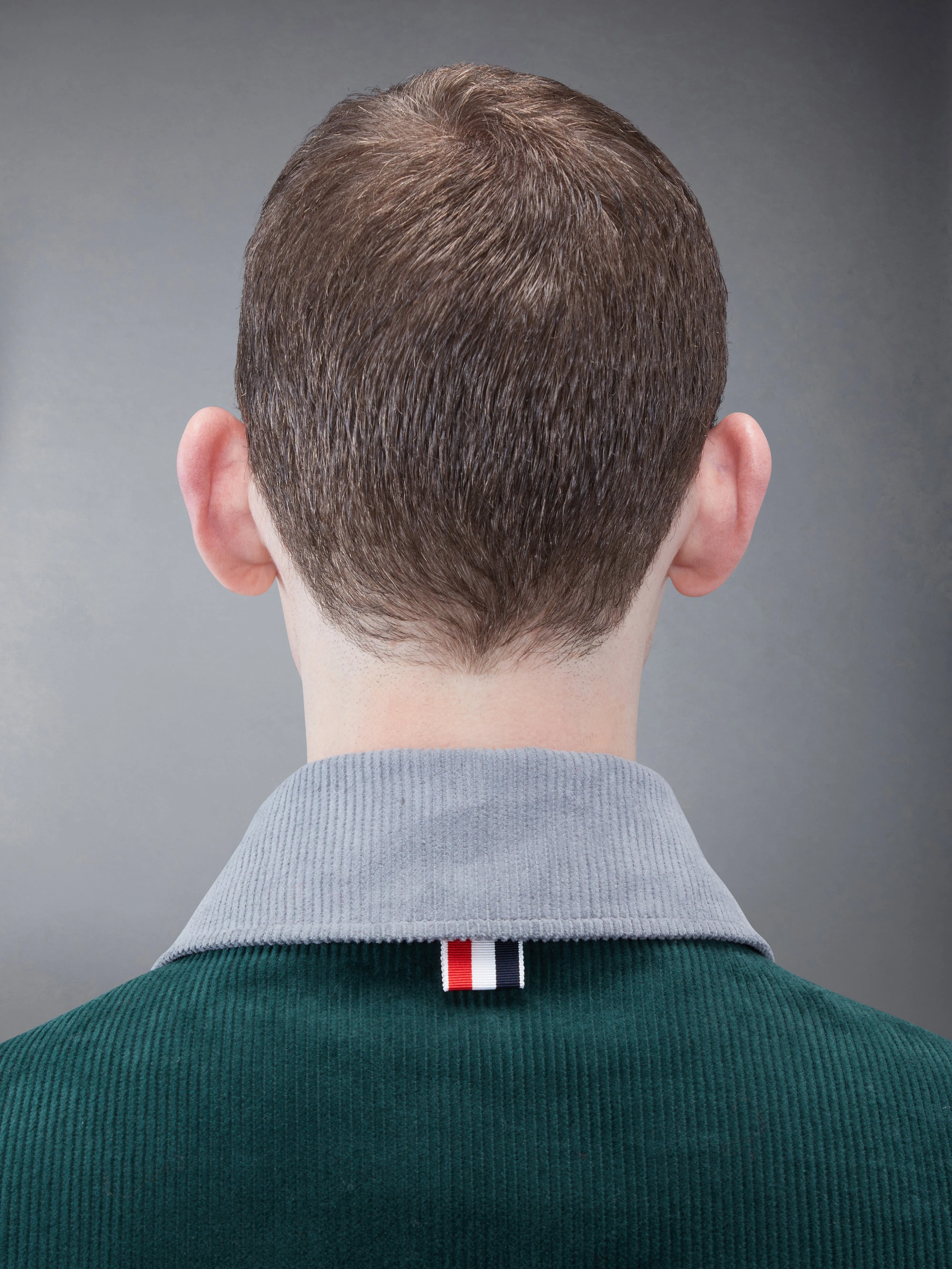 Fun-Mix Corduroy Paisley Patch Shirt Jacket sold by Thom Browne product image thumbnail 5