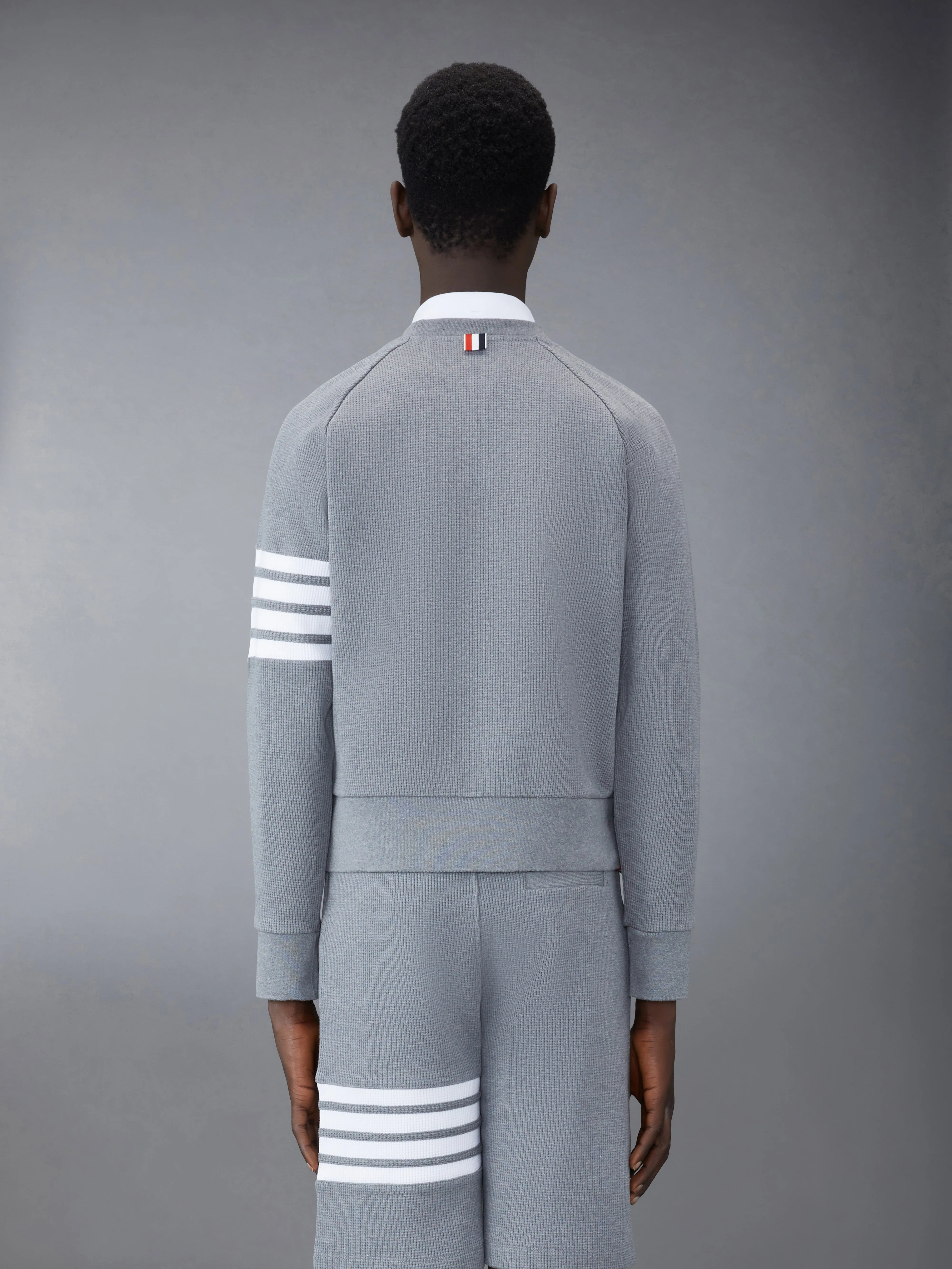 WAFFLE RAGLAN SWEATSHIRT sold by Thom Browne product image thumbnail 2