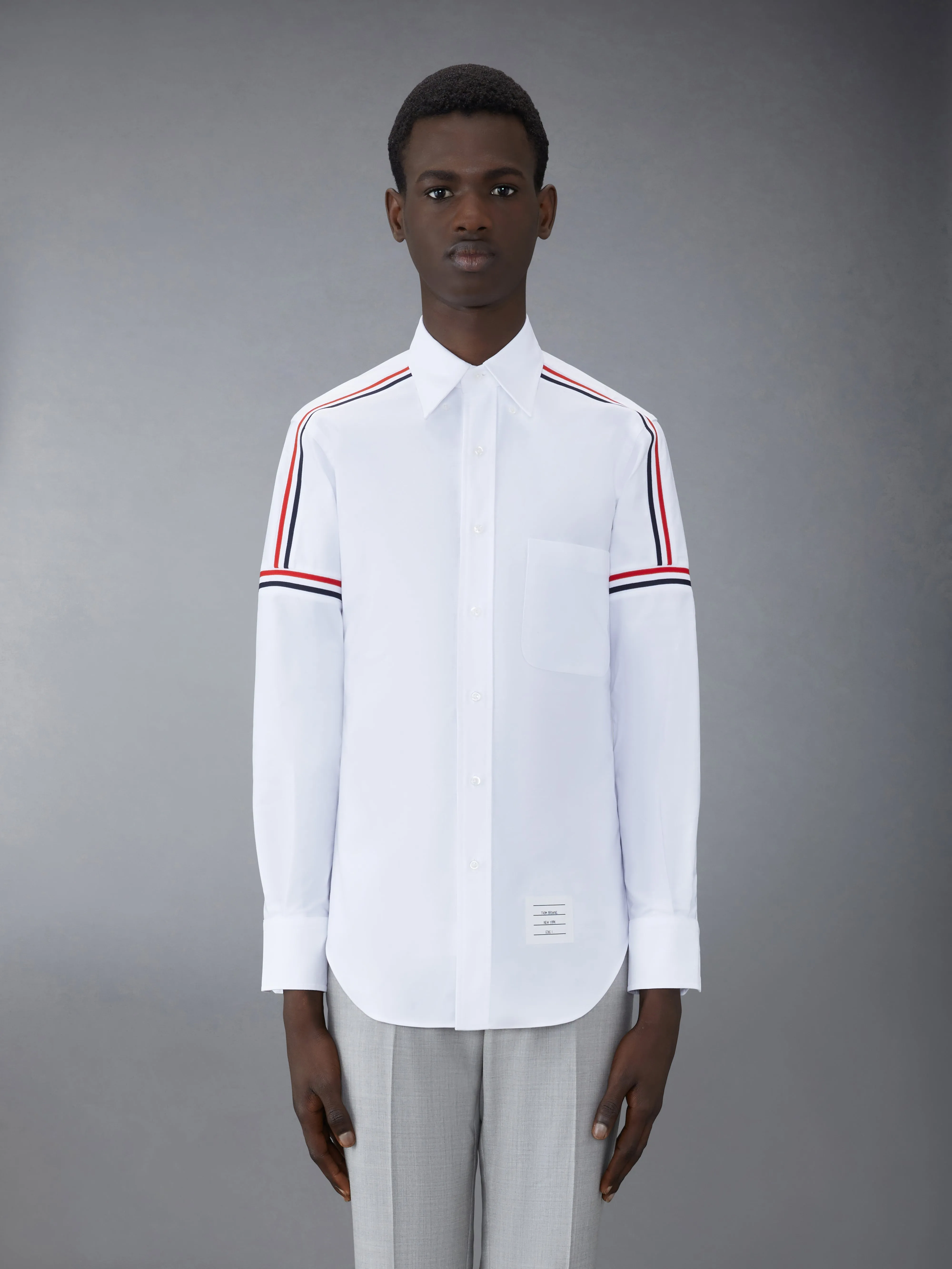 OXFORD ELASTIC SHIRT sold by Thom Browne product image thumbnail 2