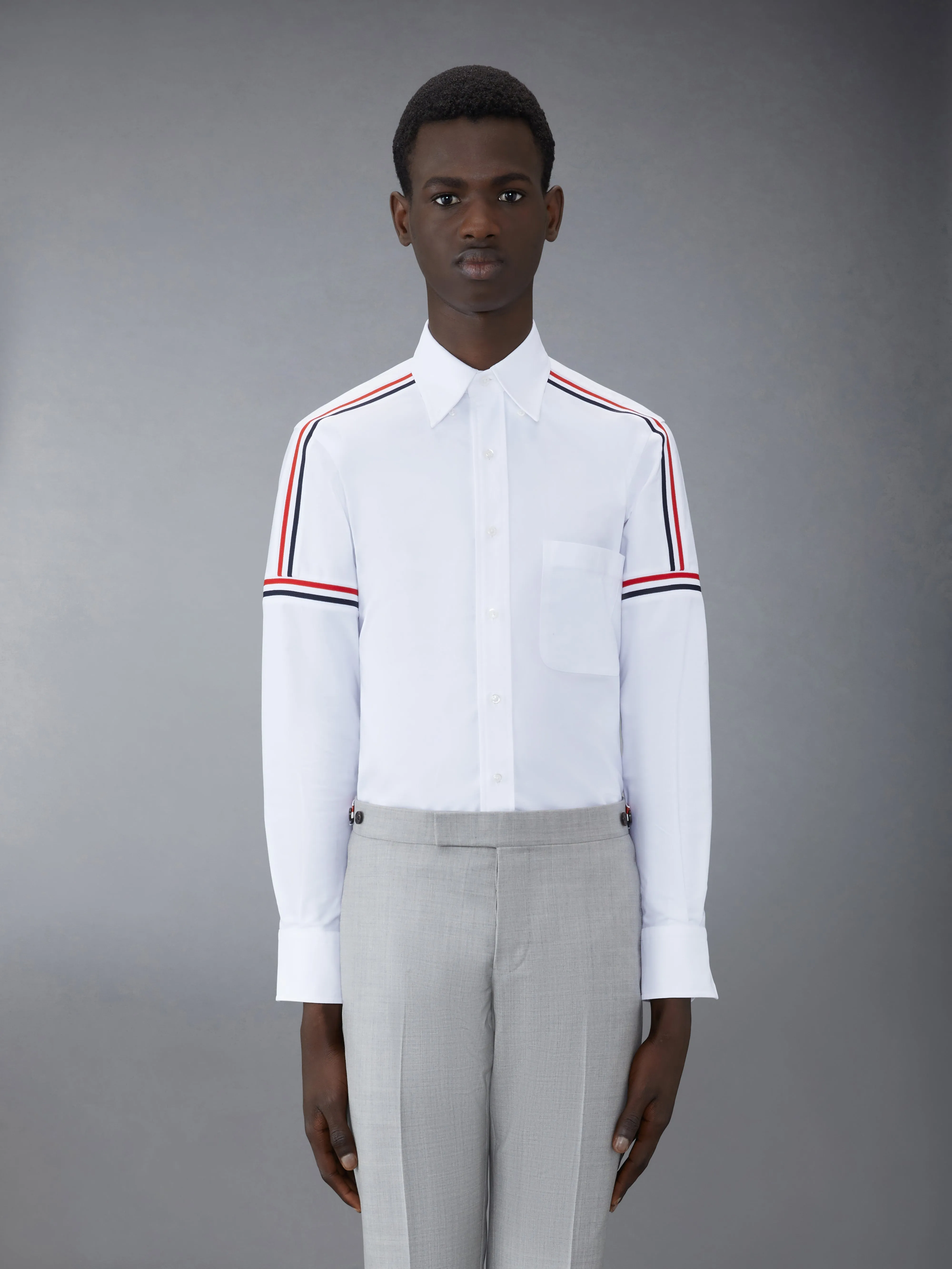 OXFORD ELASTIC SHIRT sold by Thom Browne
