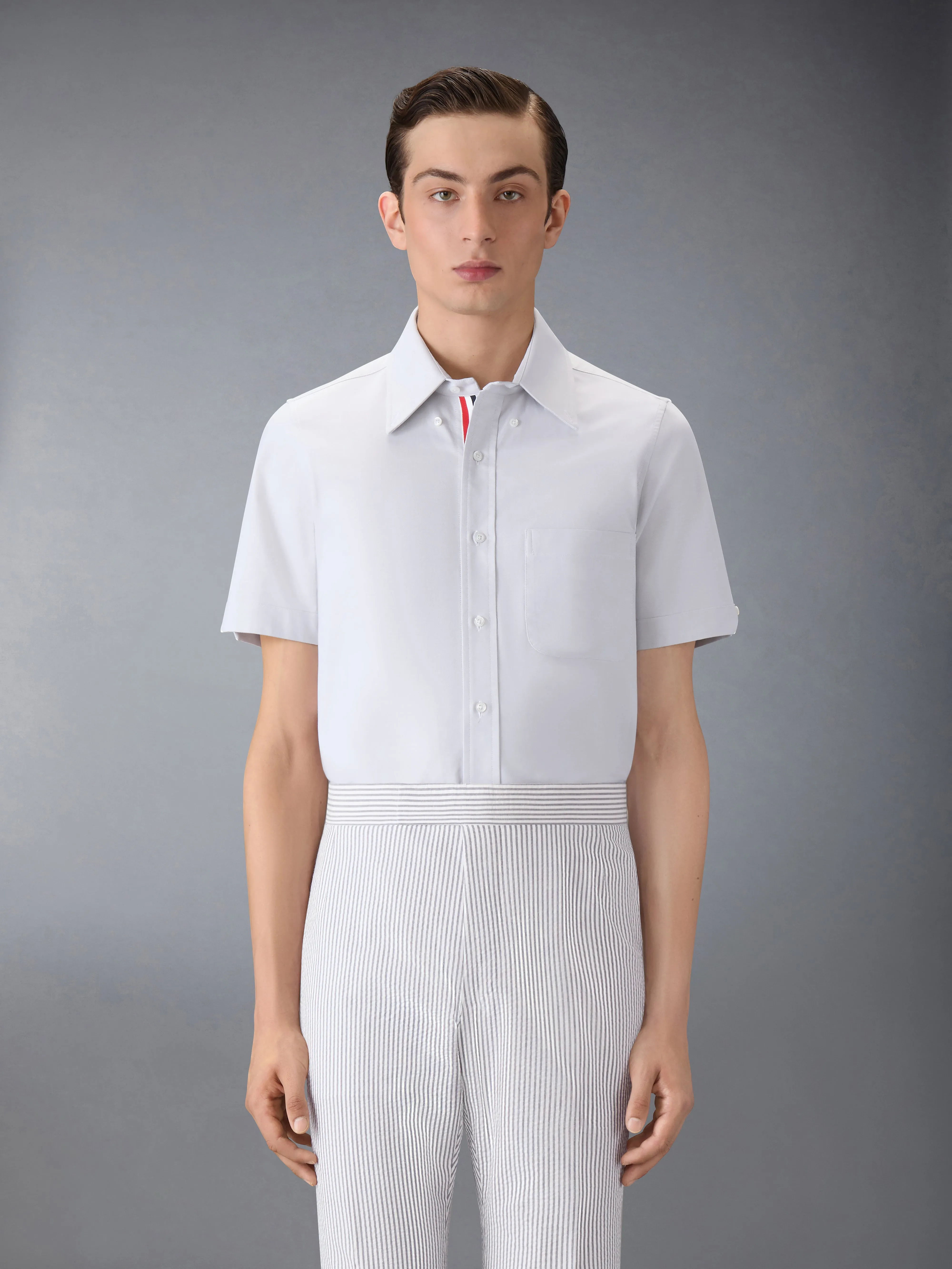 OXFORD SHORT SLEEVE SHIRT sold by Thom Browne
