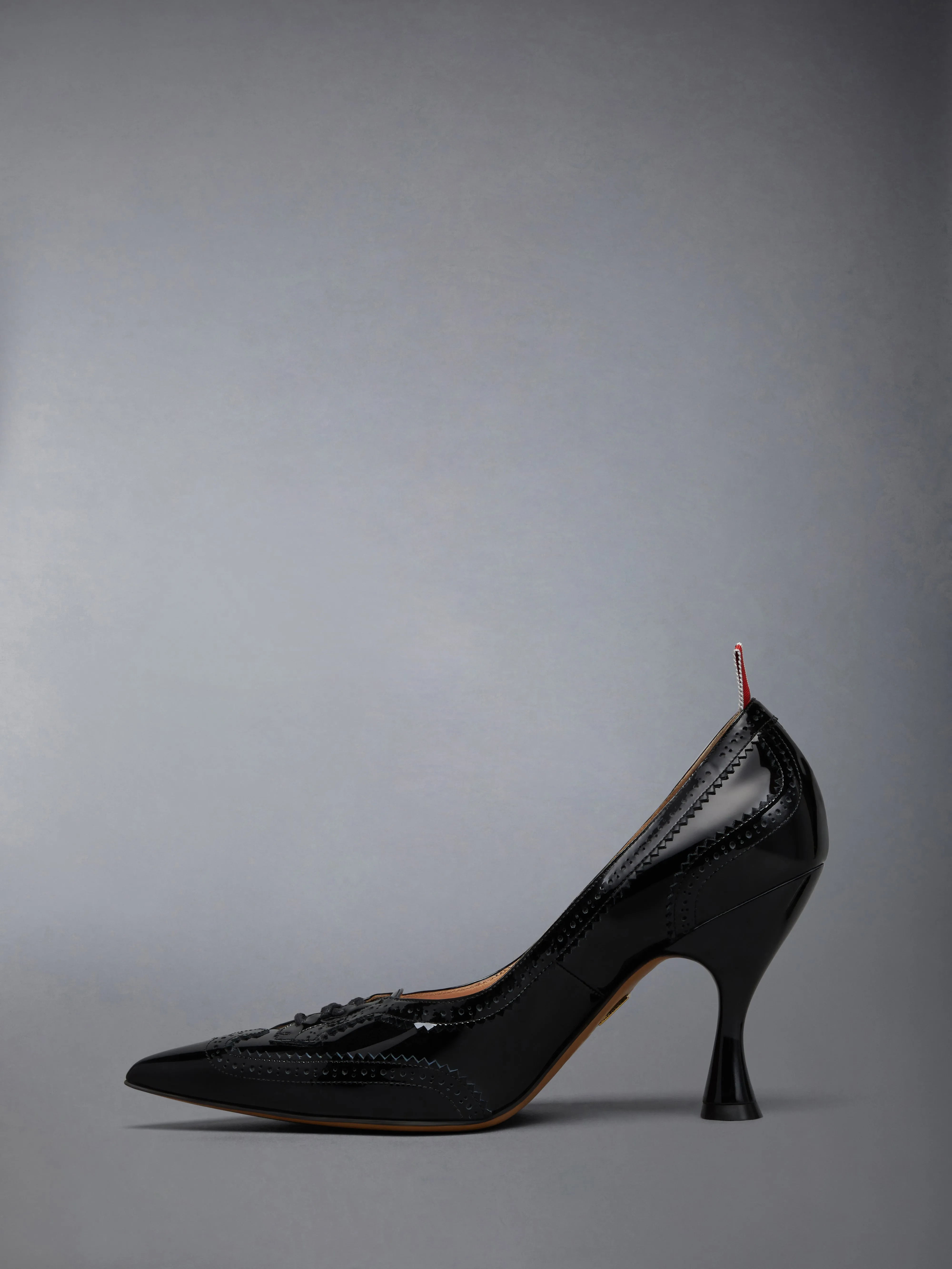 SOFT PATENT WINGTIP PUMP 90MM sold by Thom Browne product image thumbnail 3