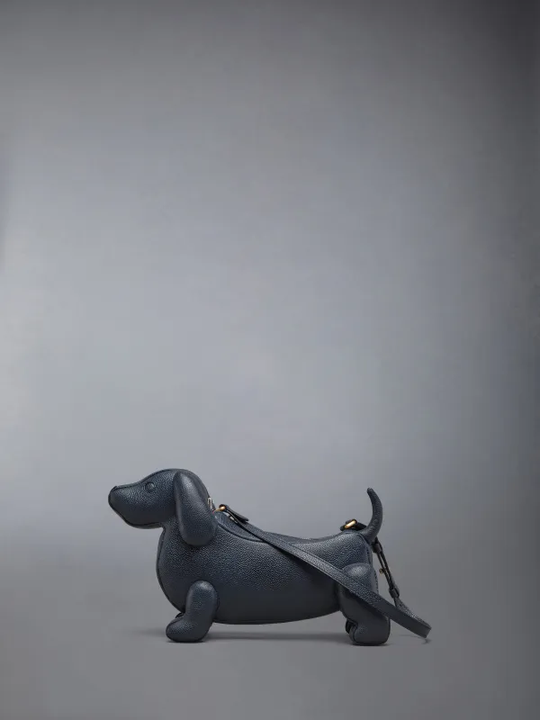 PEBBLE GRAIN HECTOR BAGUETTE BAG made by Thom Browne