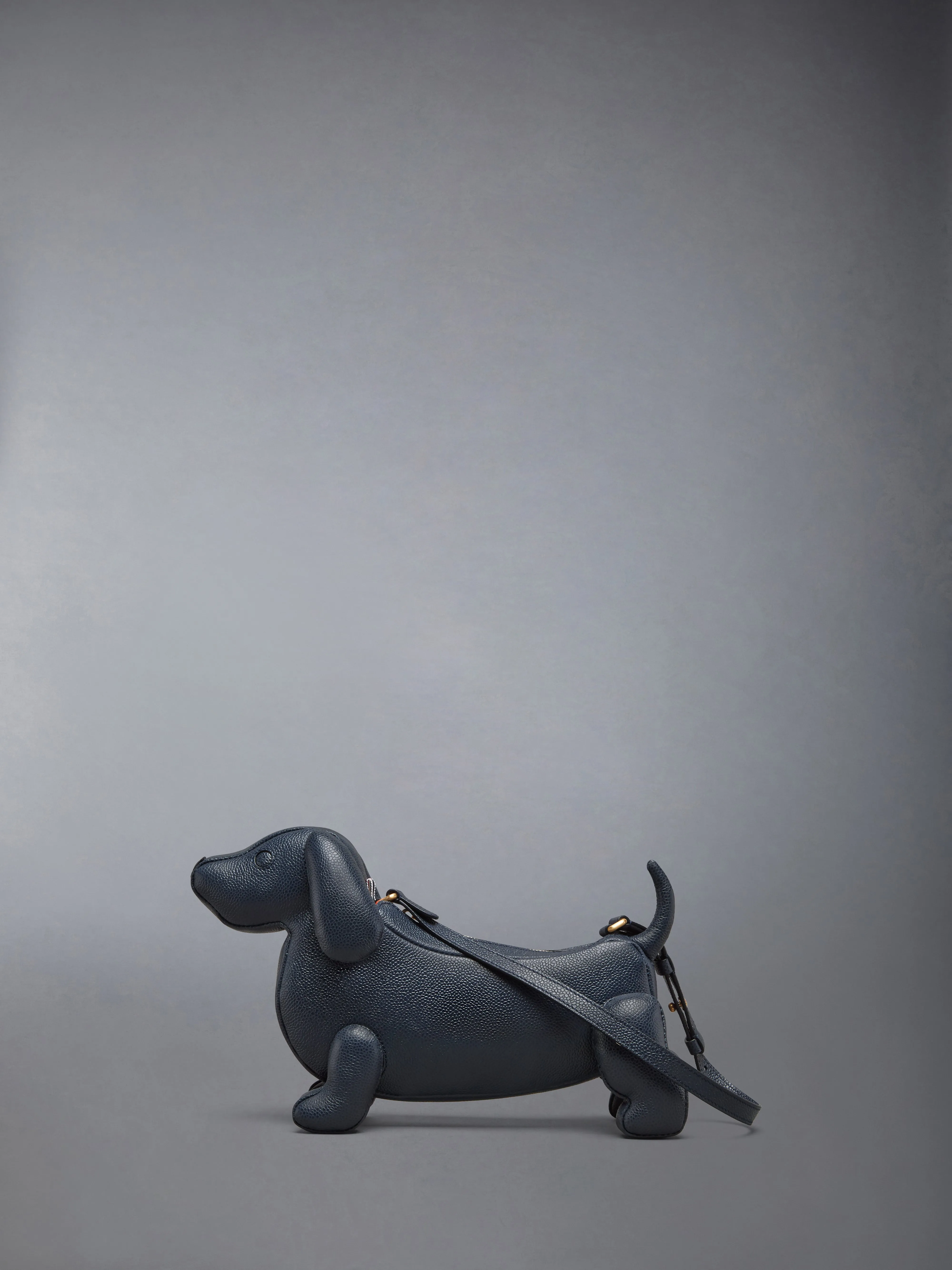 PEBBLE GRAIN HECTOR BAGUETTE BAG sold by Thom Browne