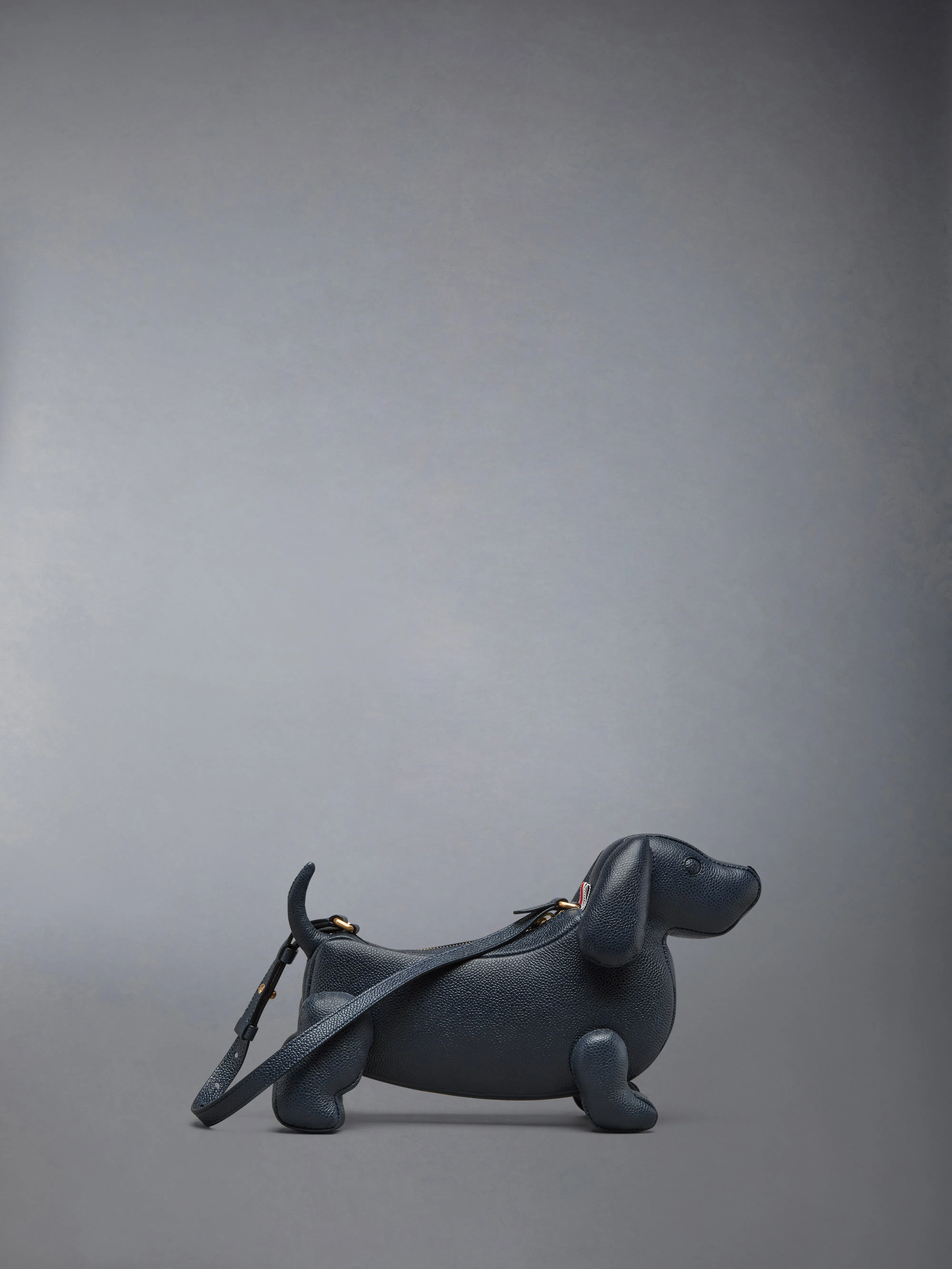 PEBBLE GRAIN HECTOR BAGUETTE BAG sold by Thom Browne product image thumbnail 3