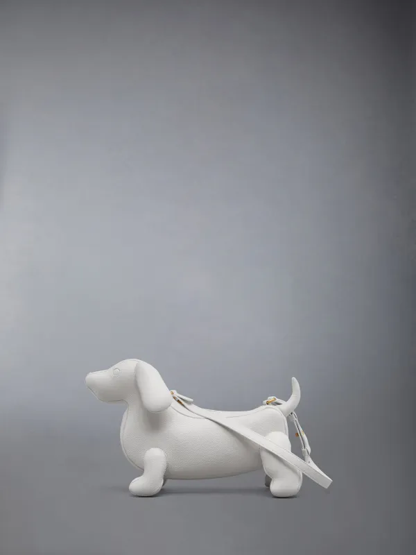 PEBBLE GRAIN HECTOR BAGUETTE BAG sold by Thom Browne