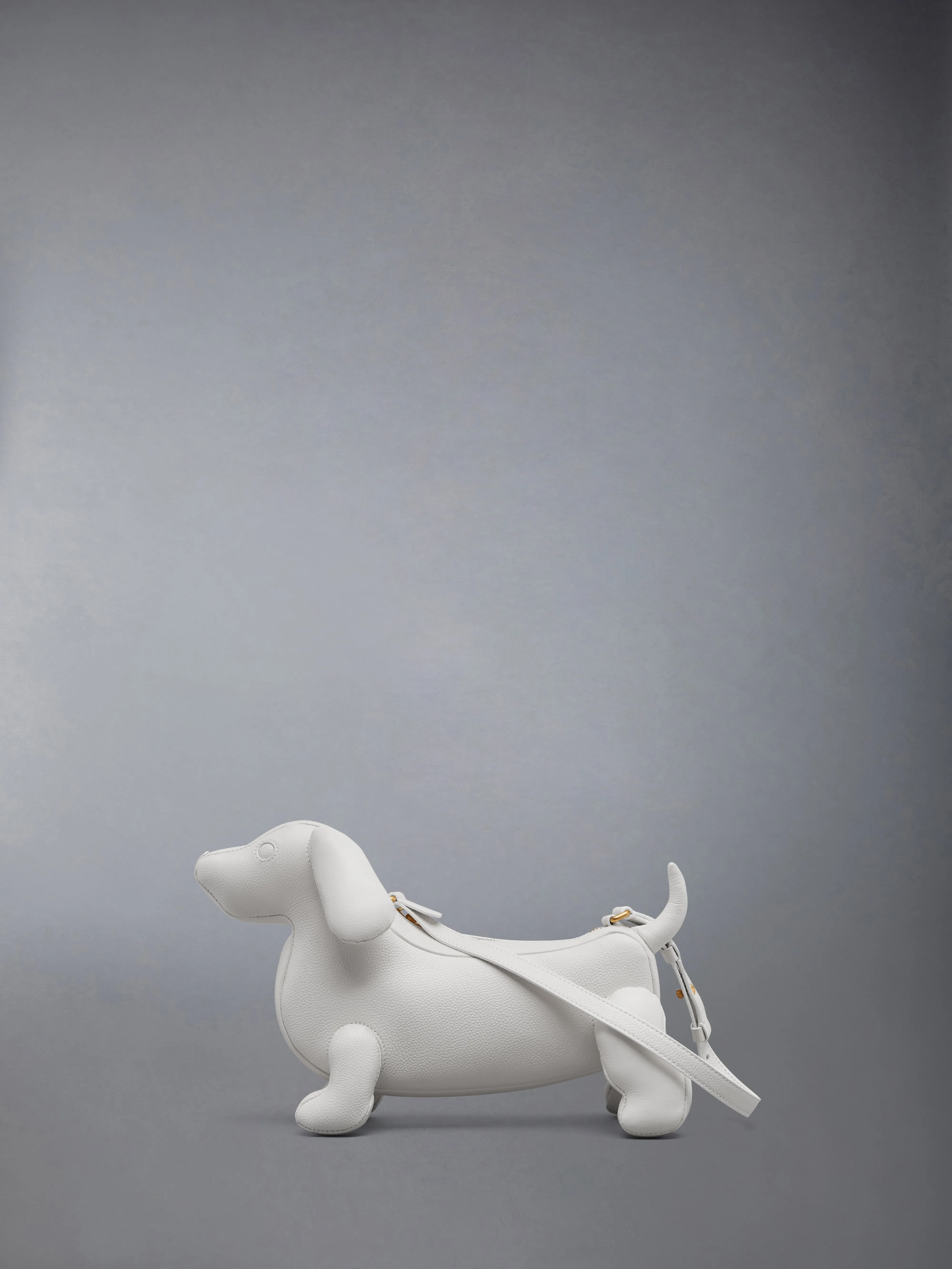 PEBBLE GRAIN HECTOR BAGUETTE BAG sold by Thom Browne