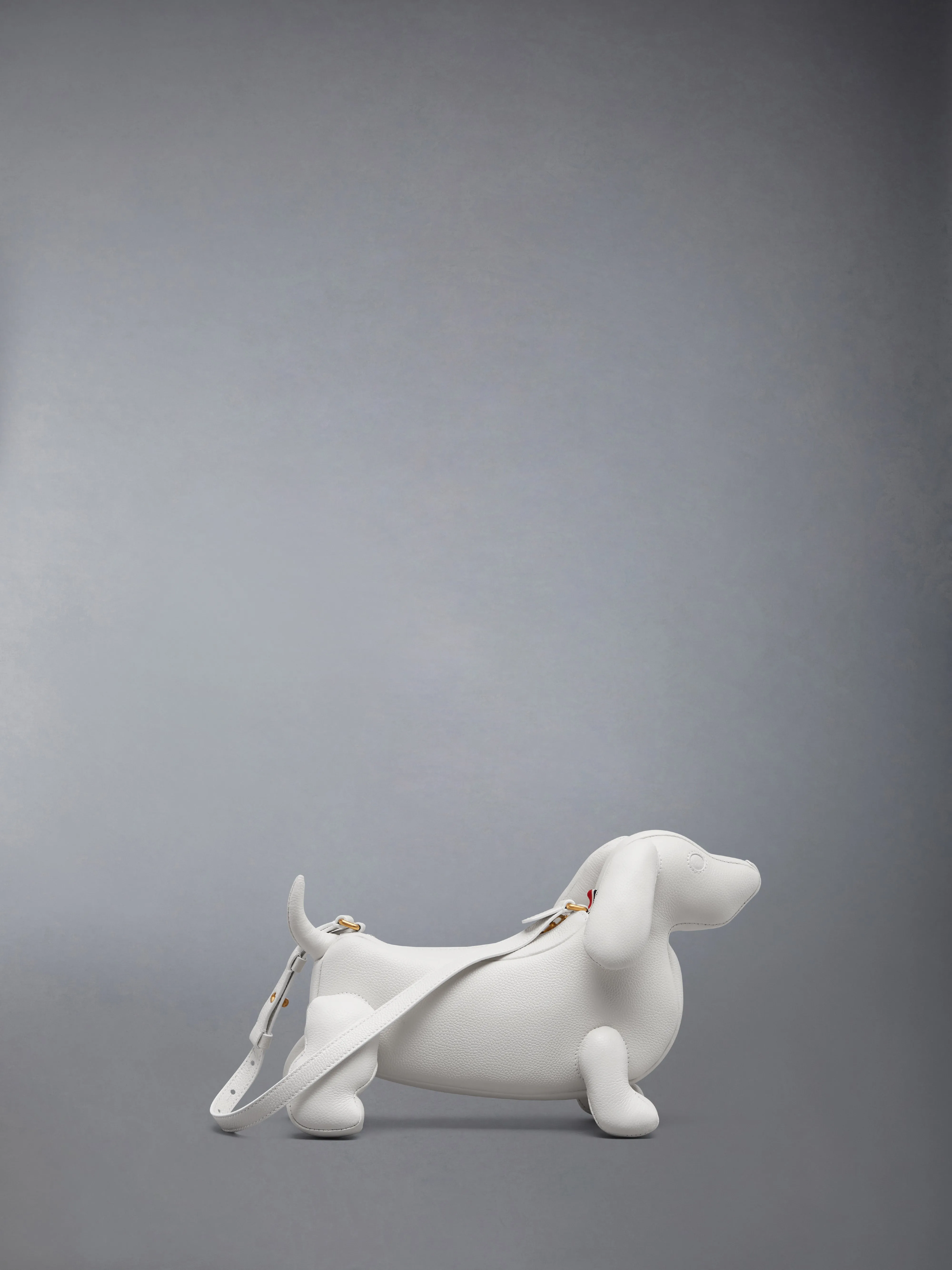 PEBBLE GRAIN HECTOR BAGUETTE BAG sold by Thom Browne product image thumbnail 3