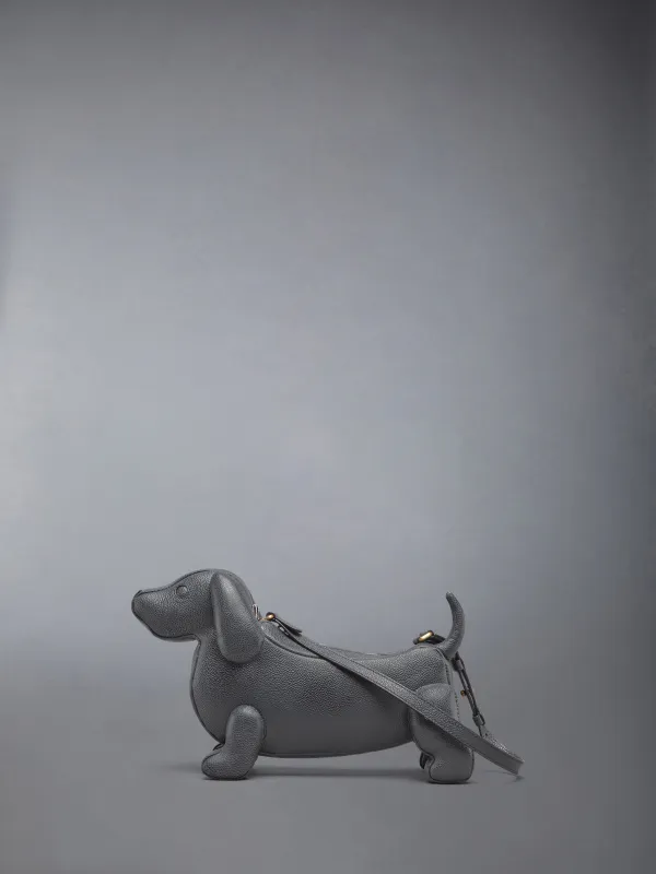 PEBBLE GRAIN HECTOR BAGUETTE BAG made by Thom Browne