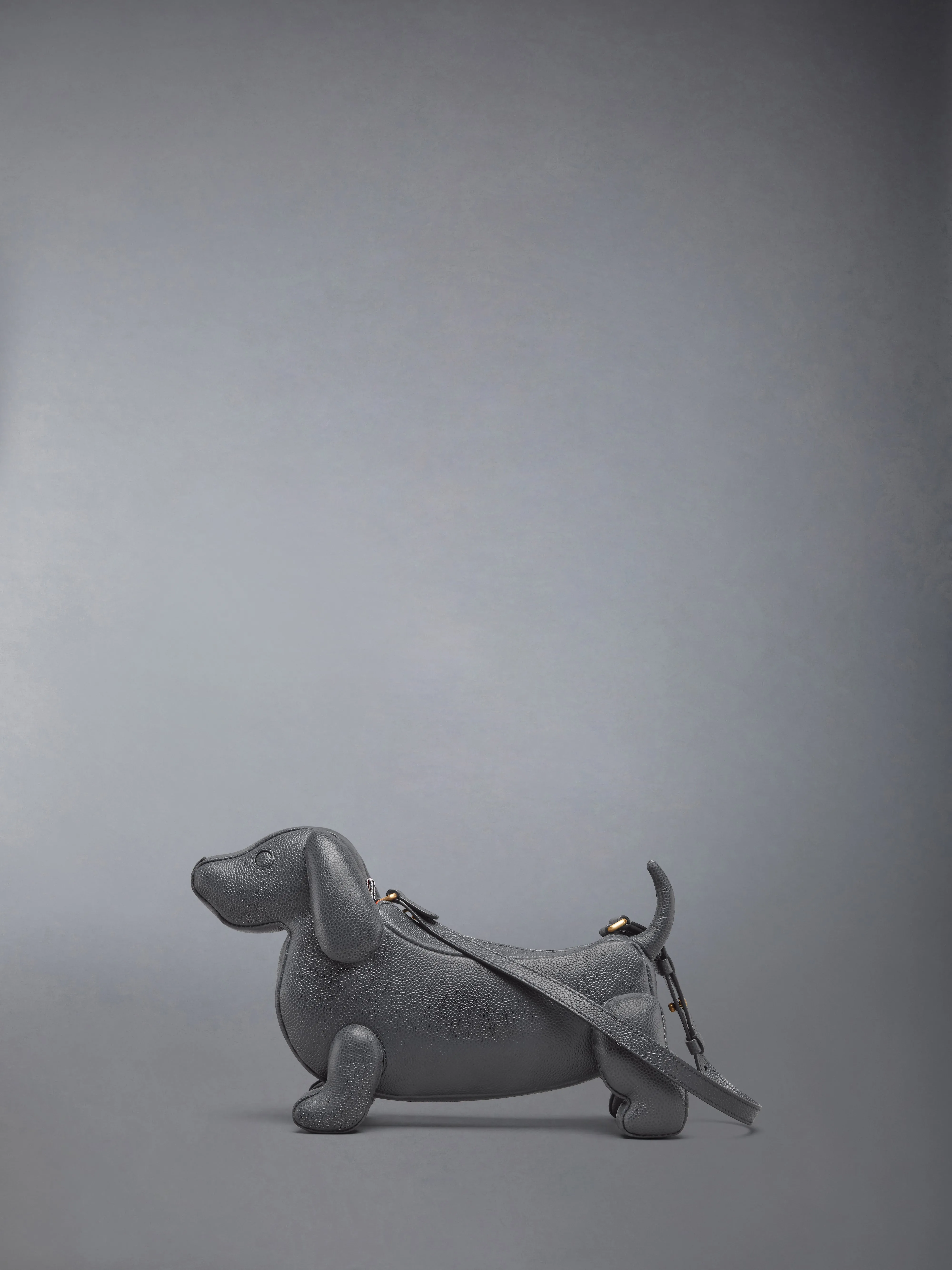 PEBBLE GRAIN HECTOR BAGUETTE BAG sold by Thom Browne