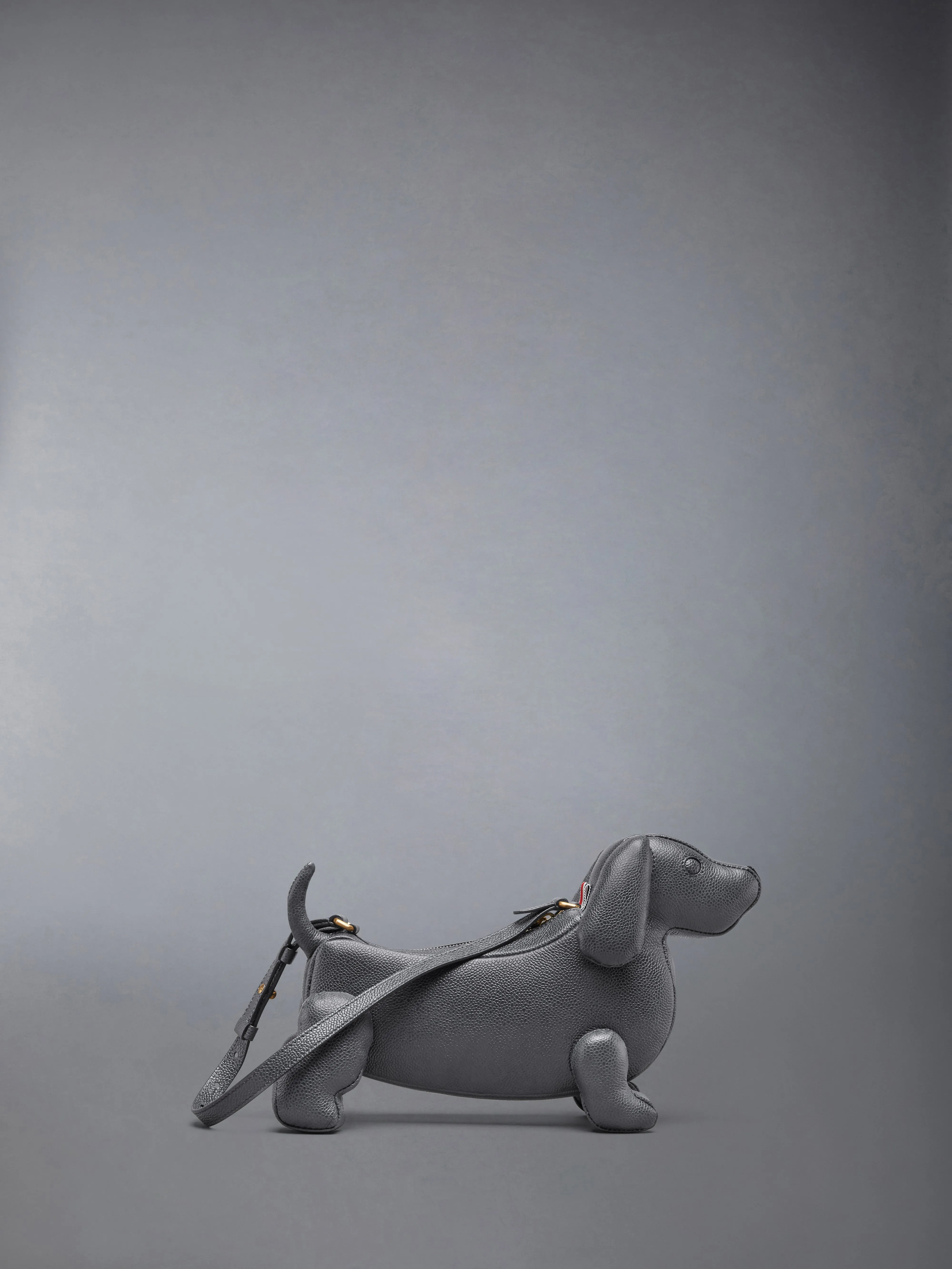 PEBBLE GRAIN HECTOR BAGUETTE BAG sold by Thom Browne product image thumbnail 3