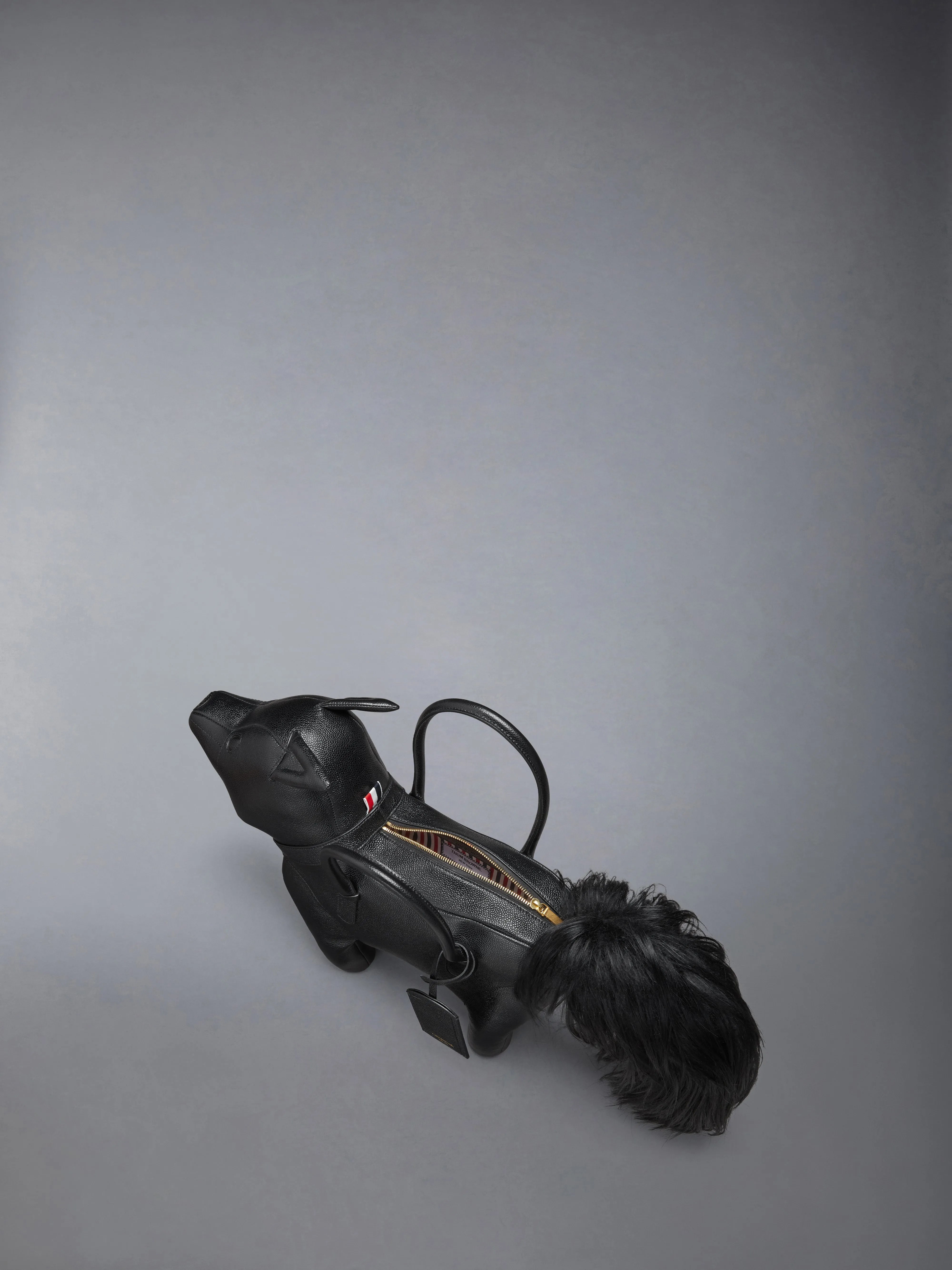 PEBBLE GRAIN FOX BAG sold by Thom Browne product image thumbnail 4