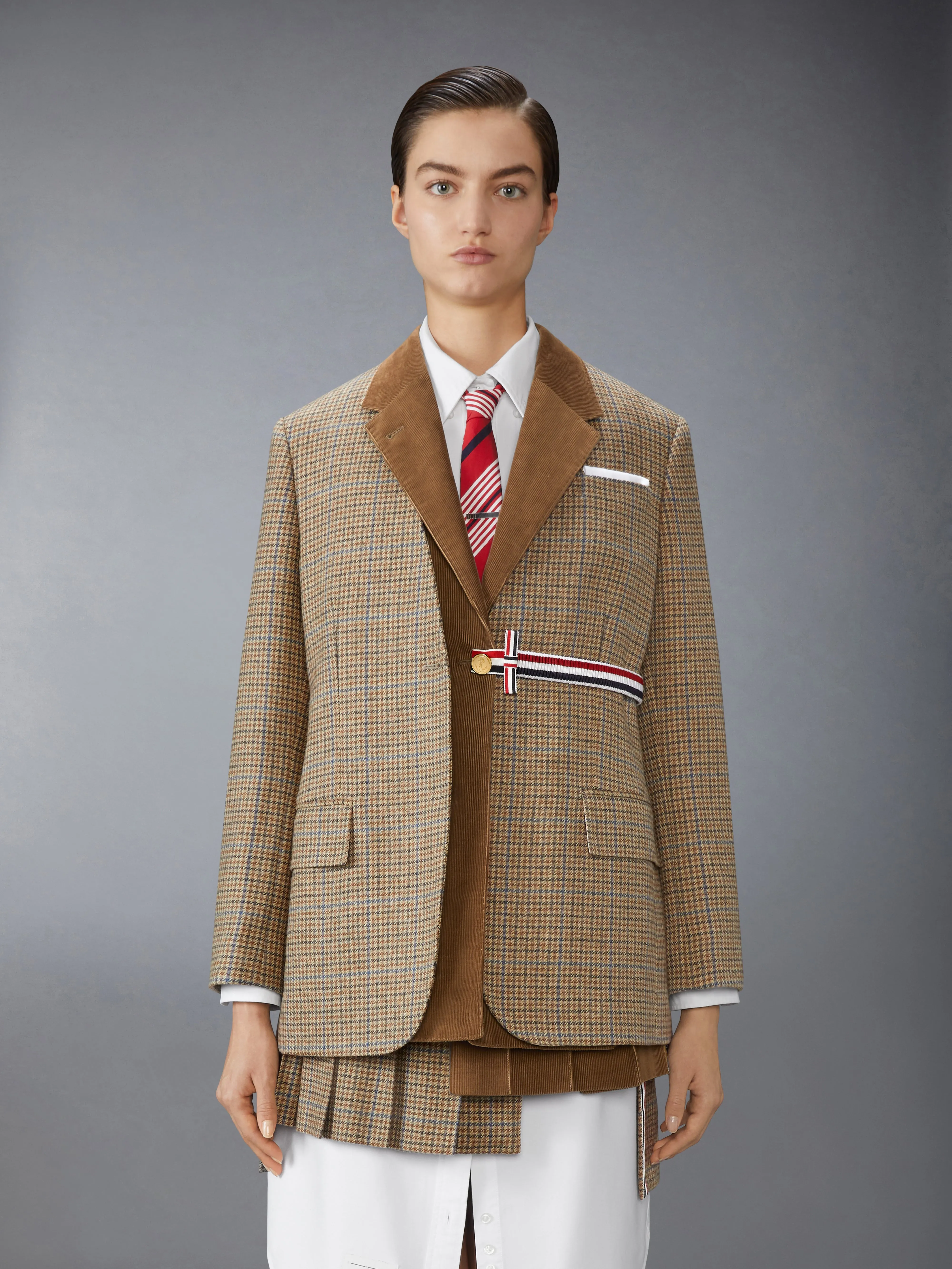 GUNCLUB CHECK CHEVIOT TWEED SPORTCOAT sold by Thom Browne