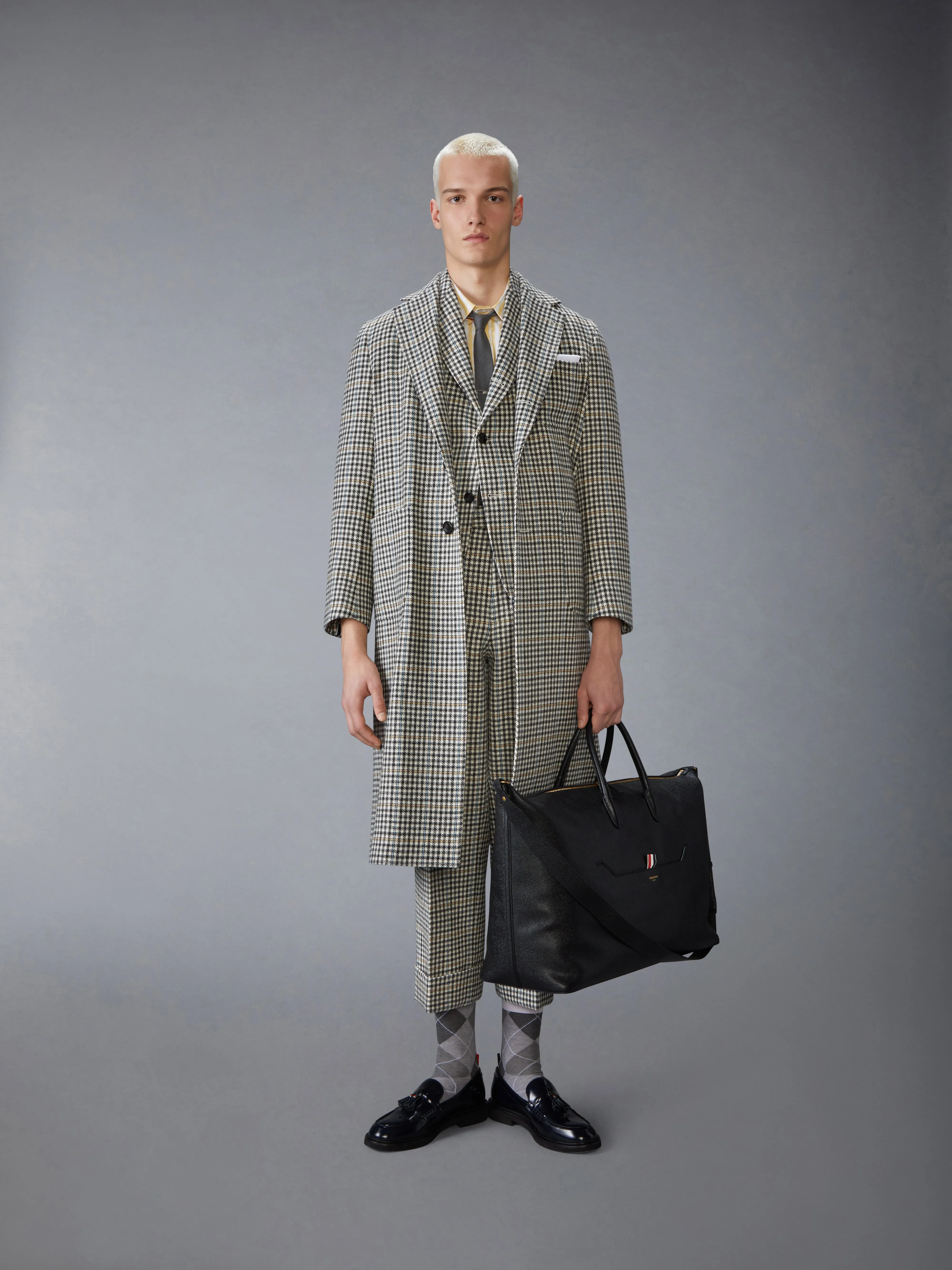 GUNCLUB CHECK HUNTING TWEED UNCONSTRUCTED OVERCOAT sold by Thom Browne product image thumbnail 4