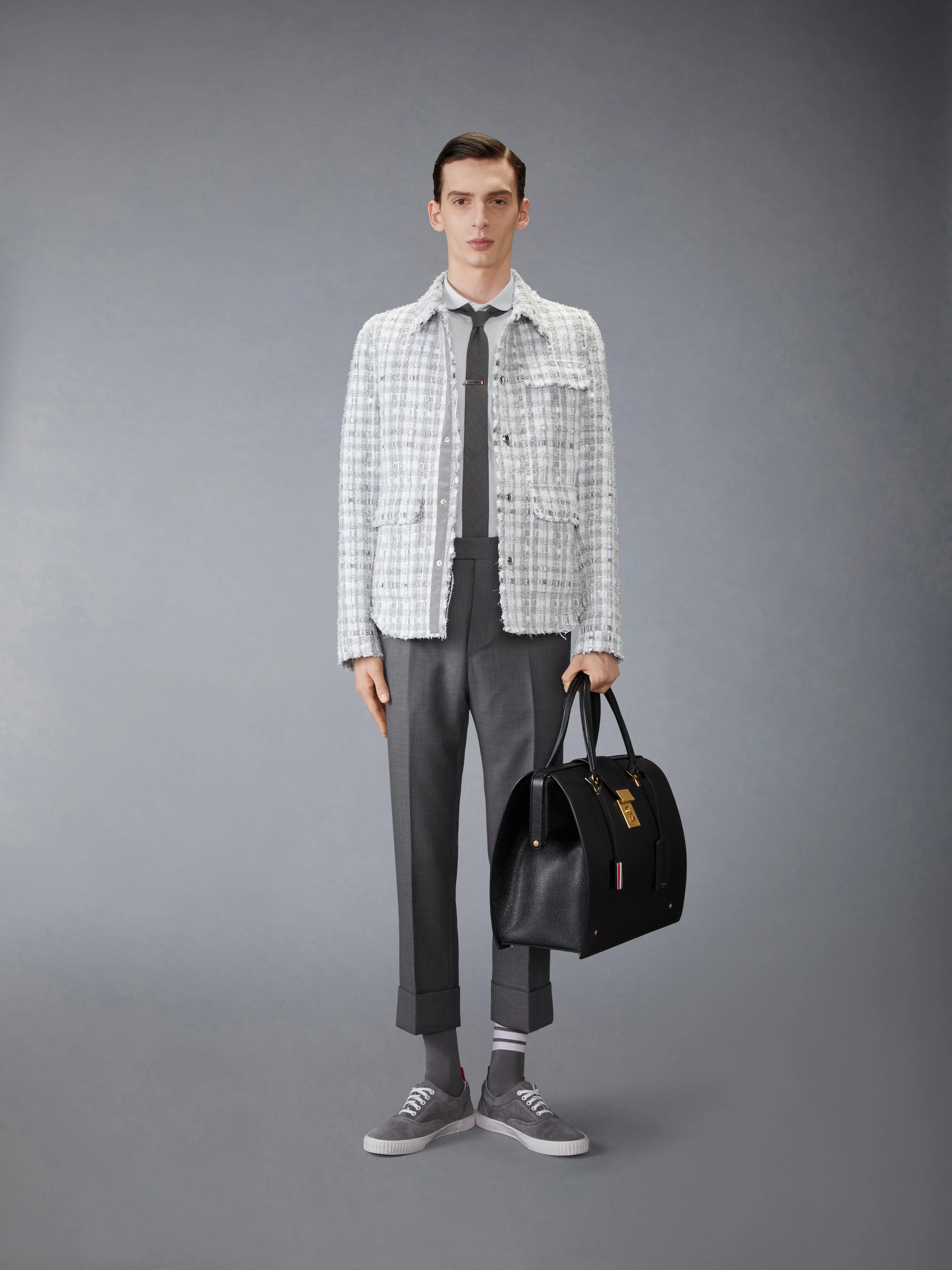 RWB EMBROIDERY SHORT SLEEVE SHIRT sold by Thom Browne product image thumbnail 4