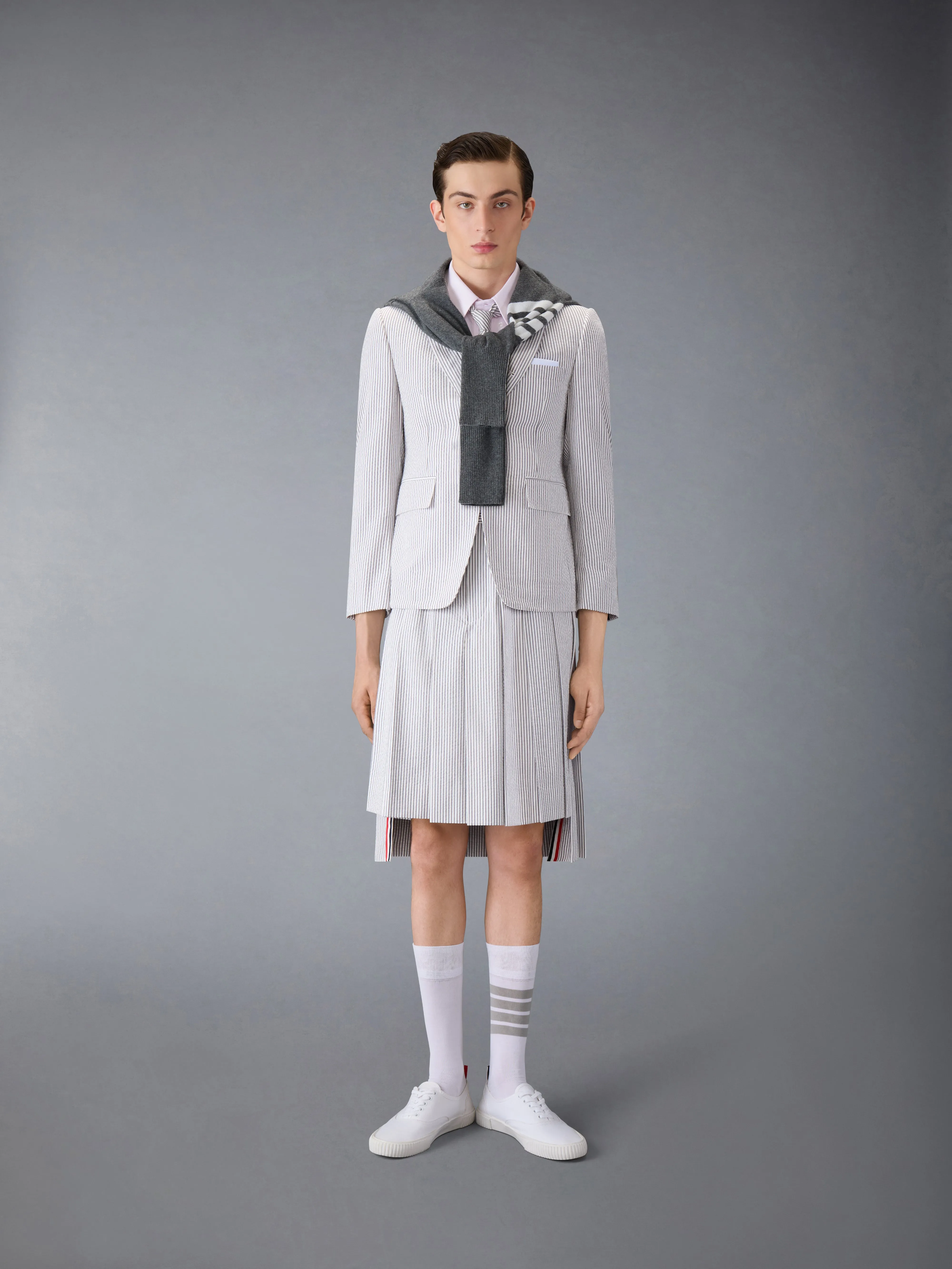 OXFORD SHORT SLEEVE SHIRT sold by Thom Browne product image thumbnail 5