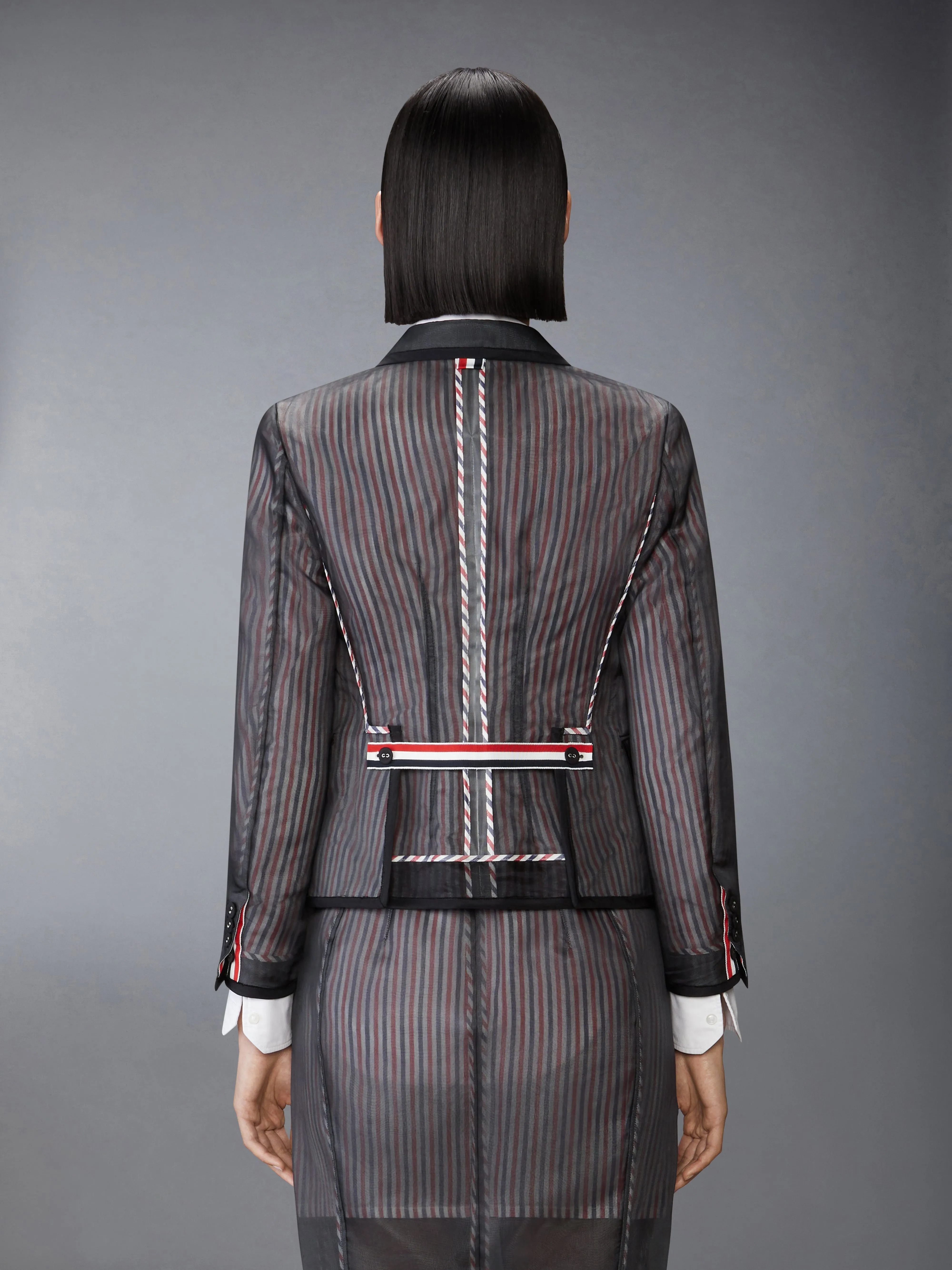 SILK ORGANZA SPORTCOAT sold by Thom Browne product image thumbnail 2