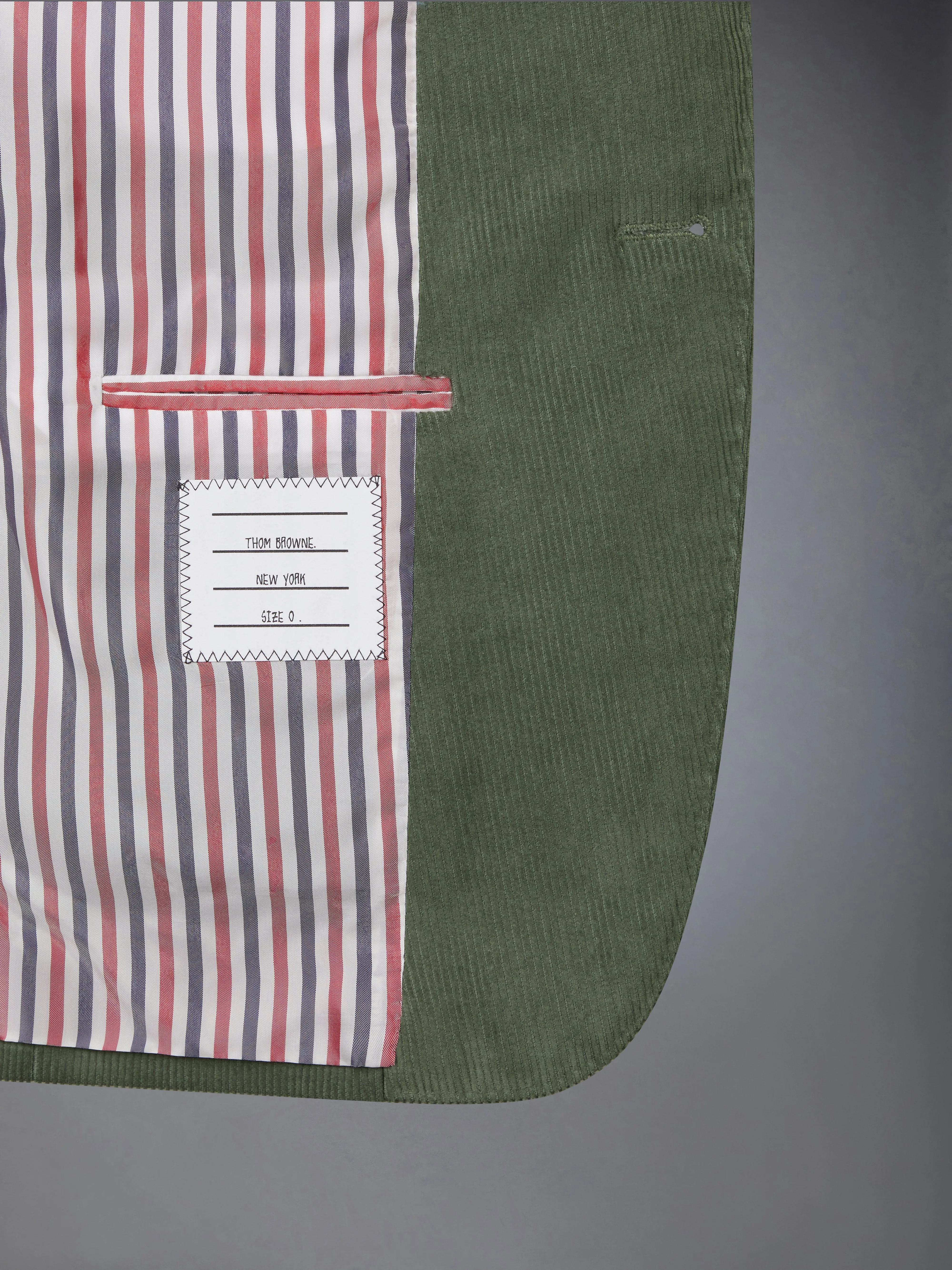 WALE CORDUROY CLASSIC SPORTCOAT sold by Thom Browne product image thumbnail 5