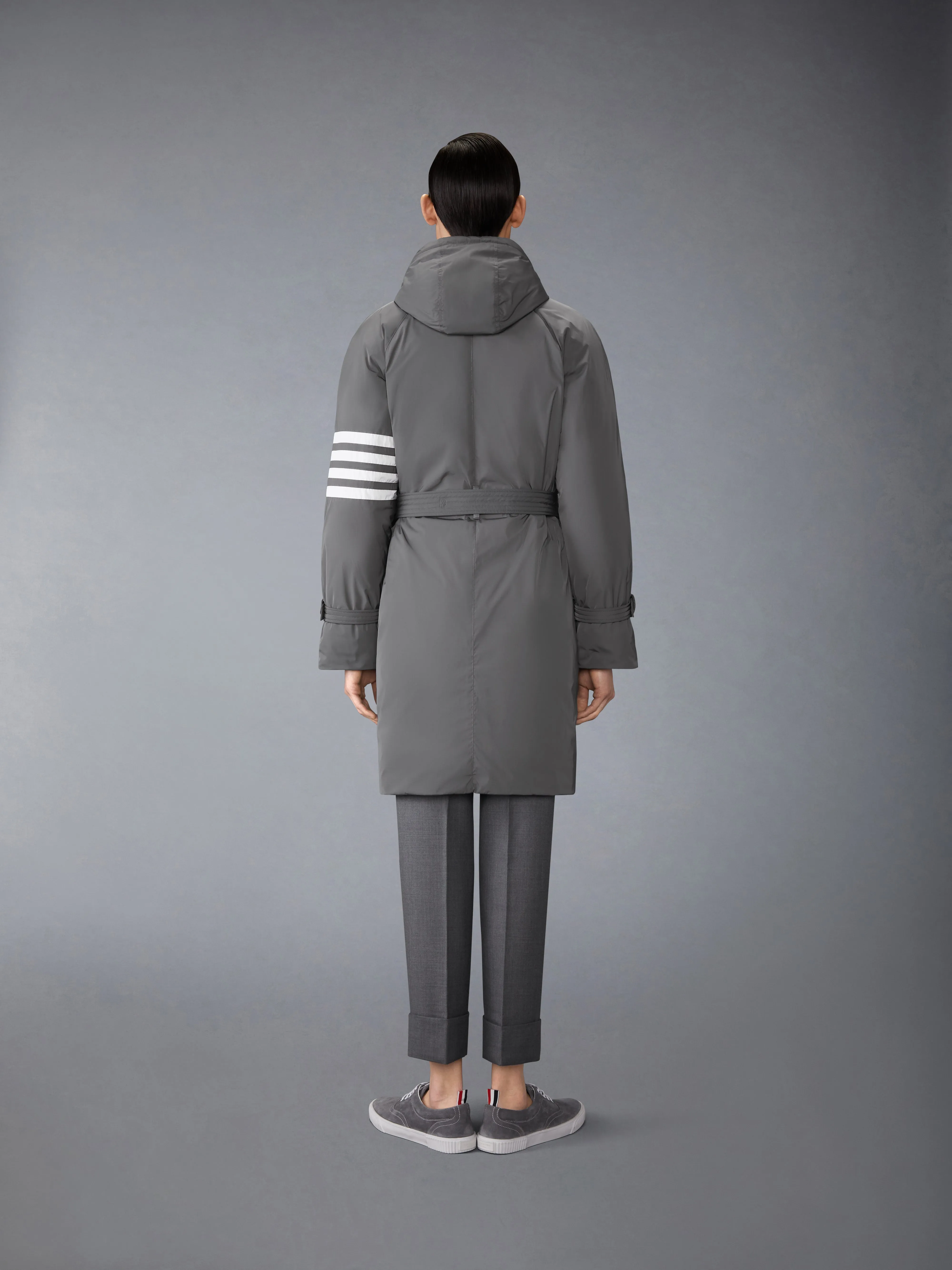 POLY TWILL 4-BAR DOWN FILLED PARKA sold by Thom Browne product image thumbnail 2