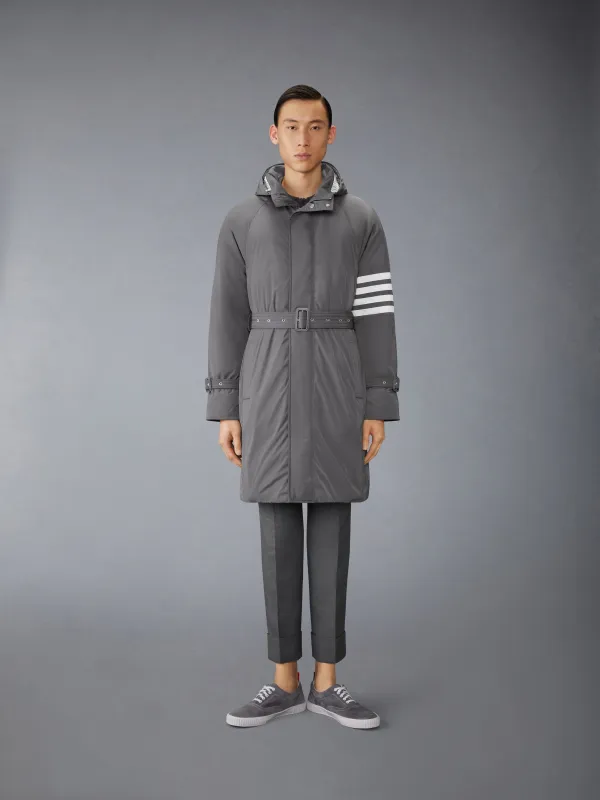 POLY TWILL 4-BAR DOWN FILLED PARKA made by Thom Browne