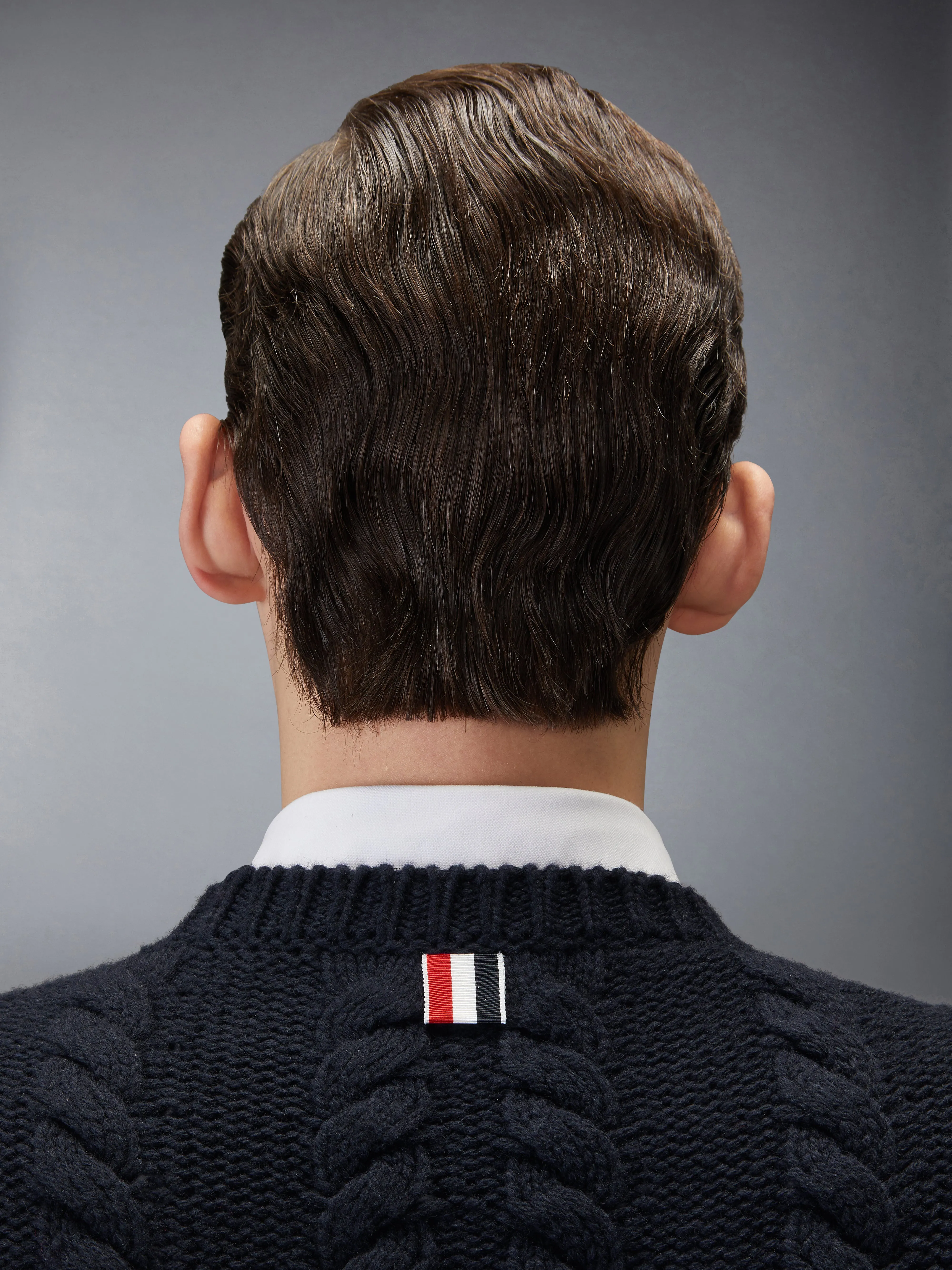 ARAN CABLE STITCH MERINO WOOL PULLOVER sold by Thom Browne product image thumbnail 5