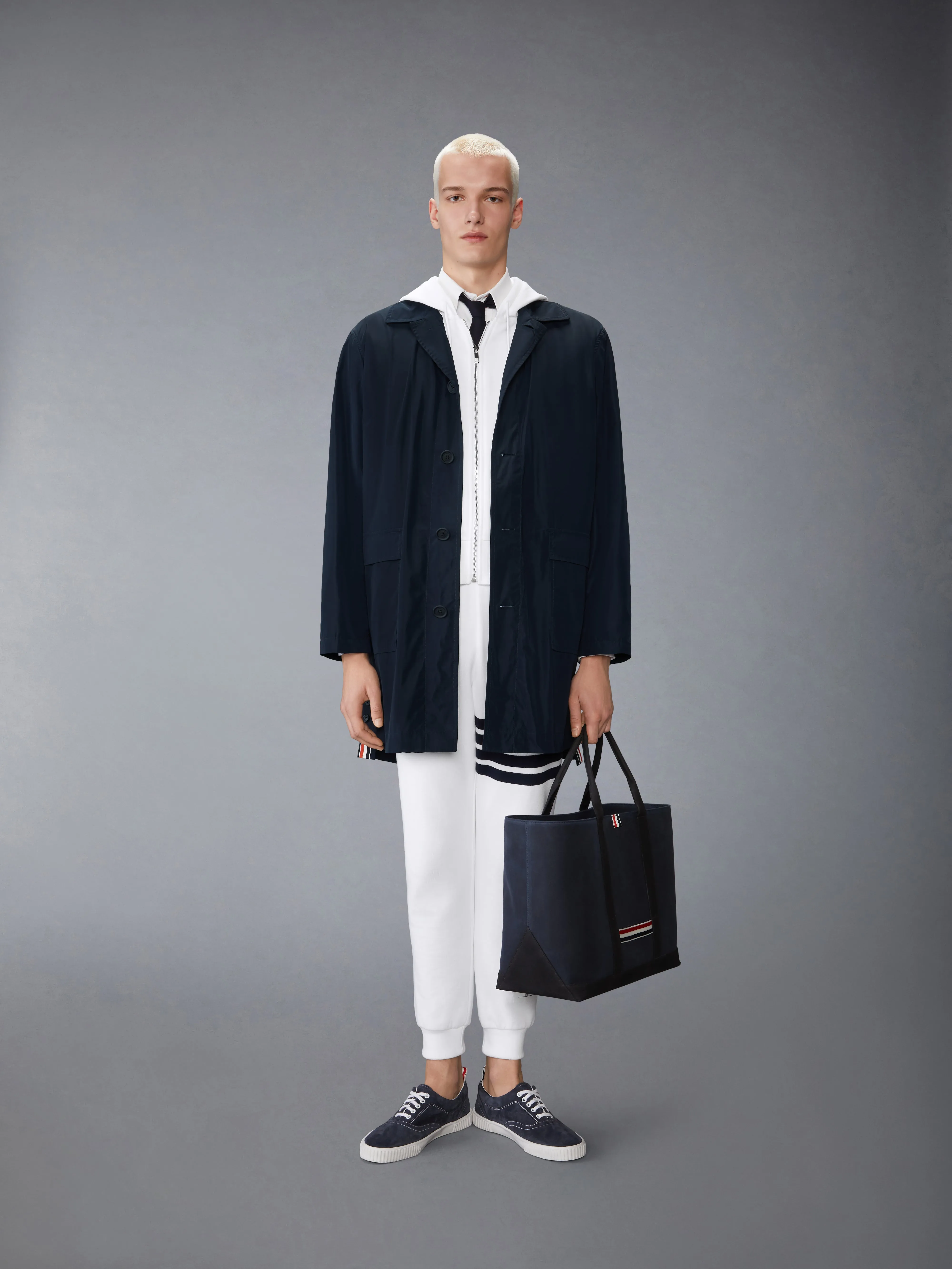 MEMORY TECH PACKABLE SMOCK sold by Thom Browne product image thumbnail 3