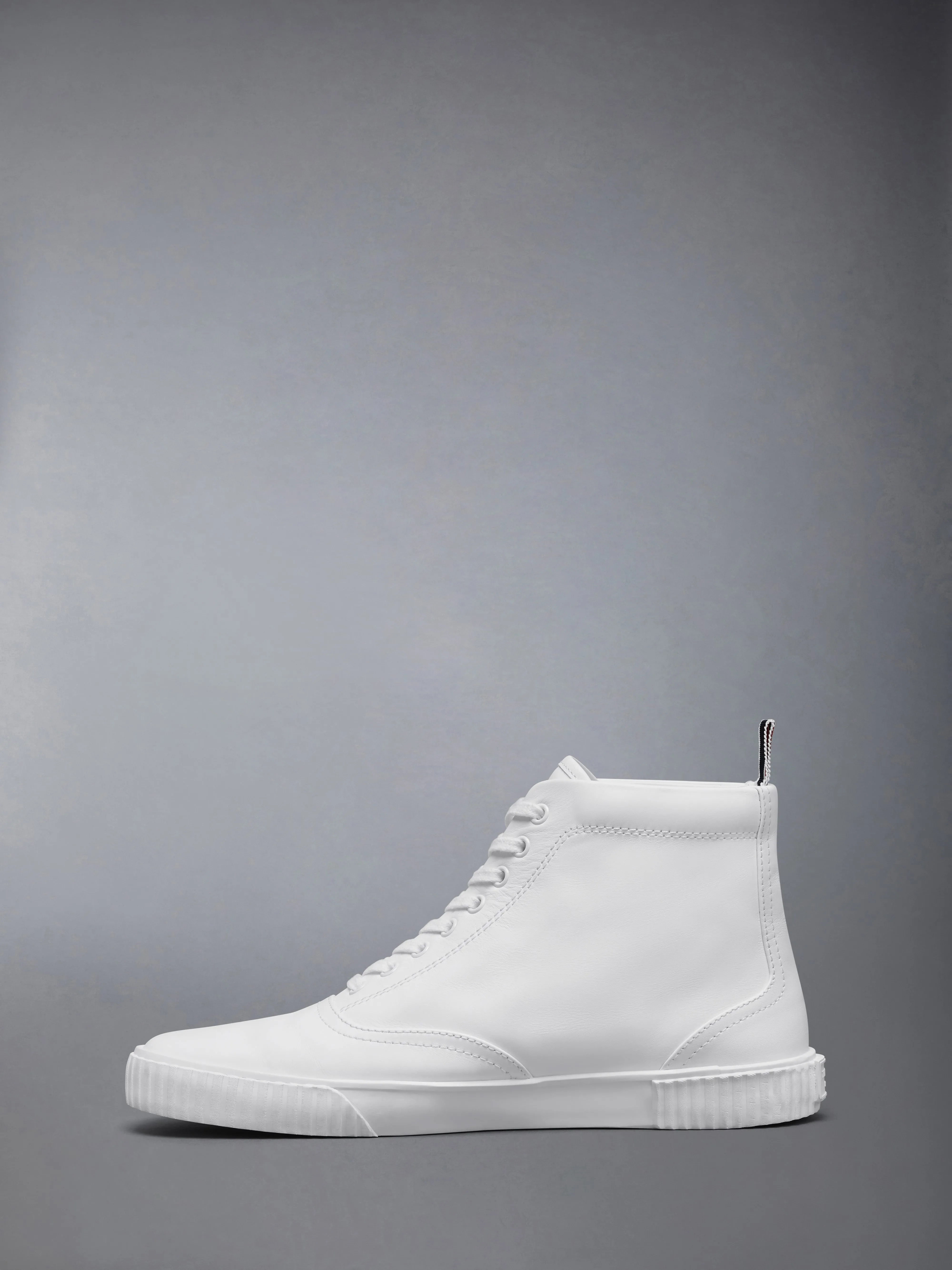 VITELLO CALF HIGH TOP HERITAGE SNEAKERS sold by Thom Browne product image thumbnail 3
