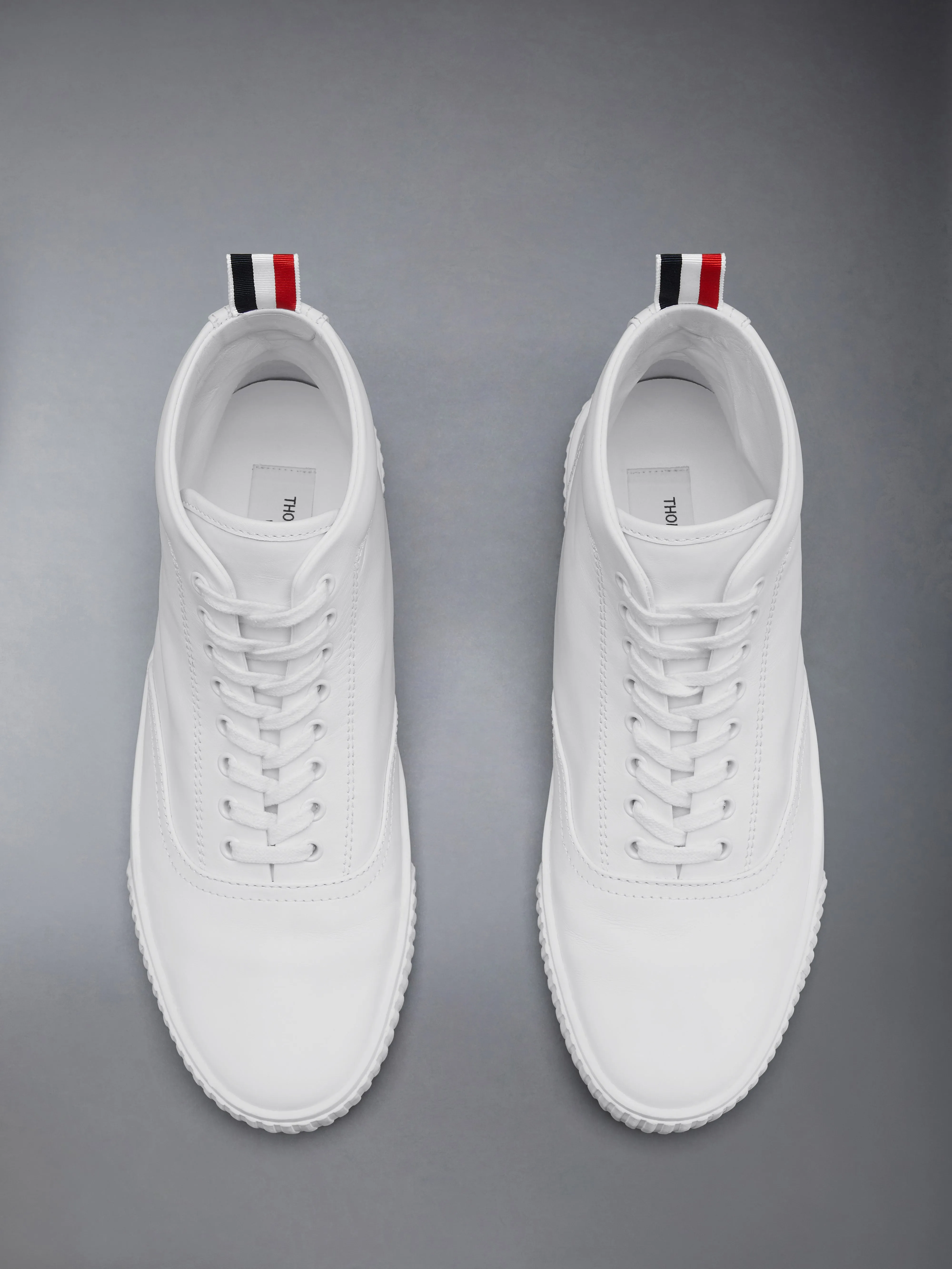 VITELLO CALF HIGH TOP HERITAGE SNEAKERS sold by Thom Browne product image thumbnail 5