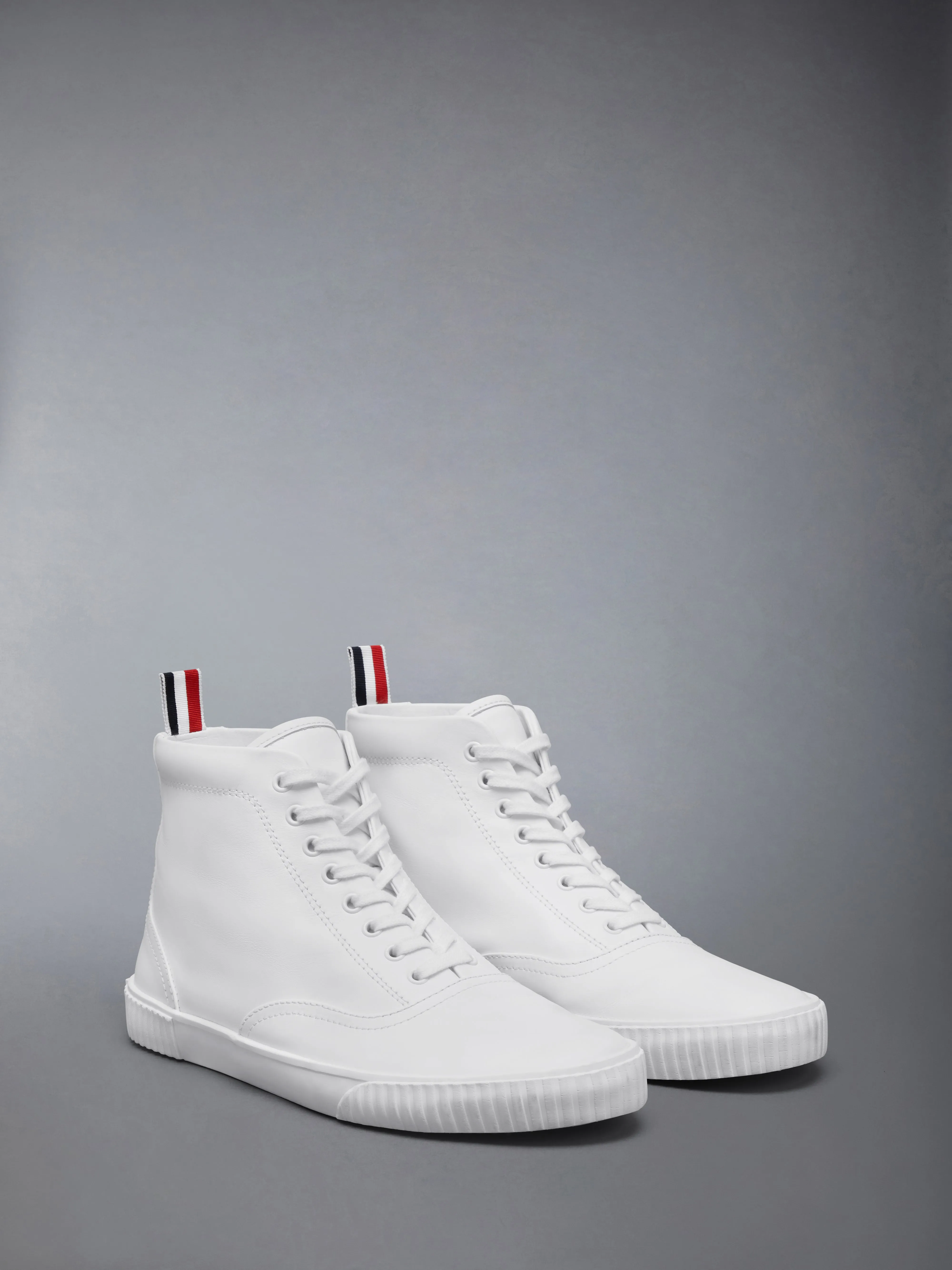 VITELLO CALF HIGH TOP HERITAGE SNEAKERS sold by Thom Browne product image thumbnail 2