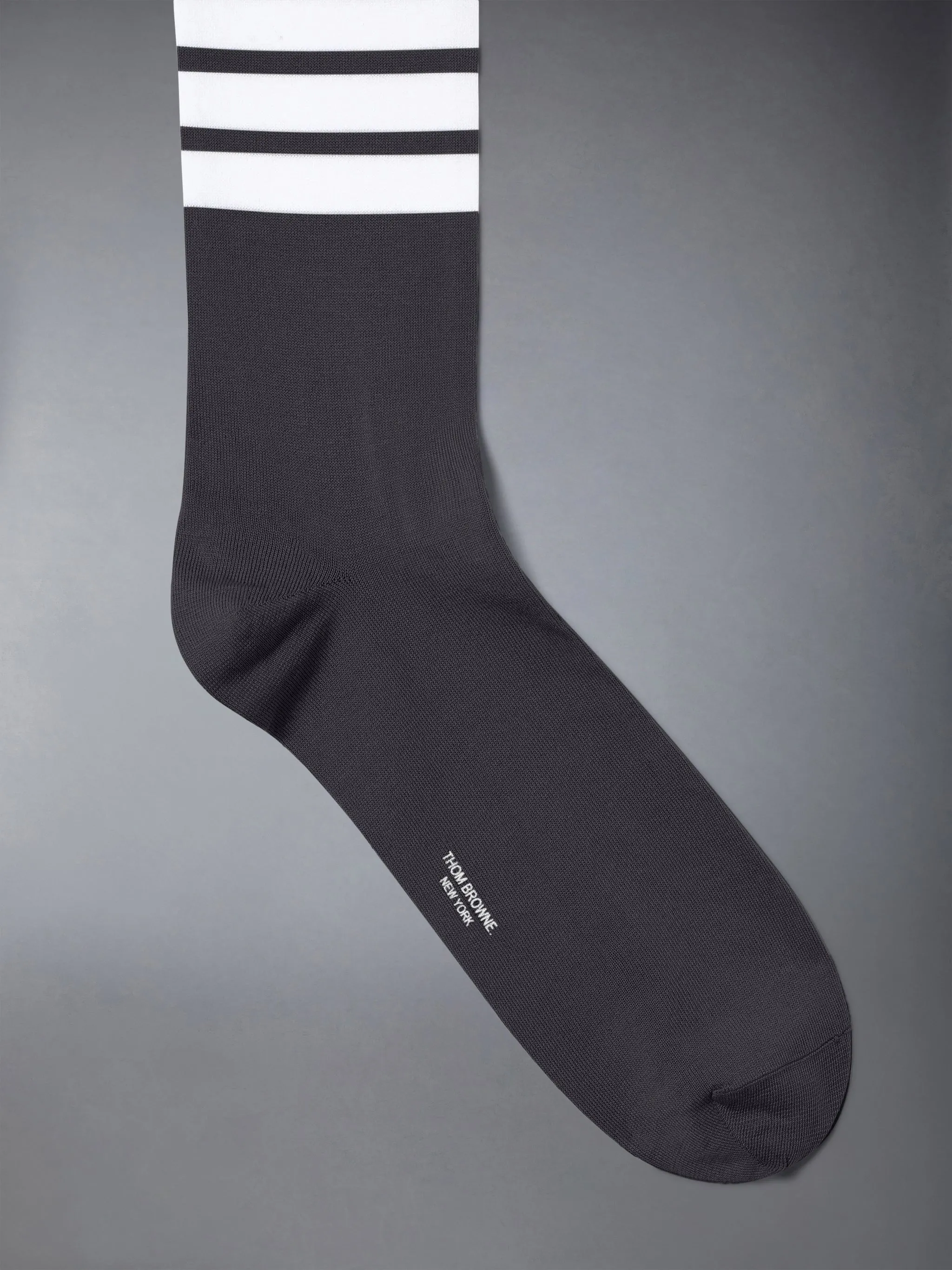 COTTON 4-BAR MID CALF SOCKS sold by Thom Browne product image thumbnail 2
