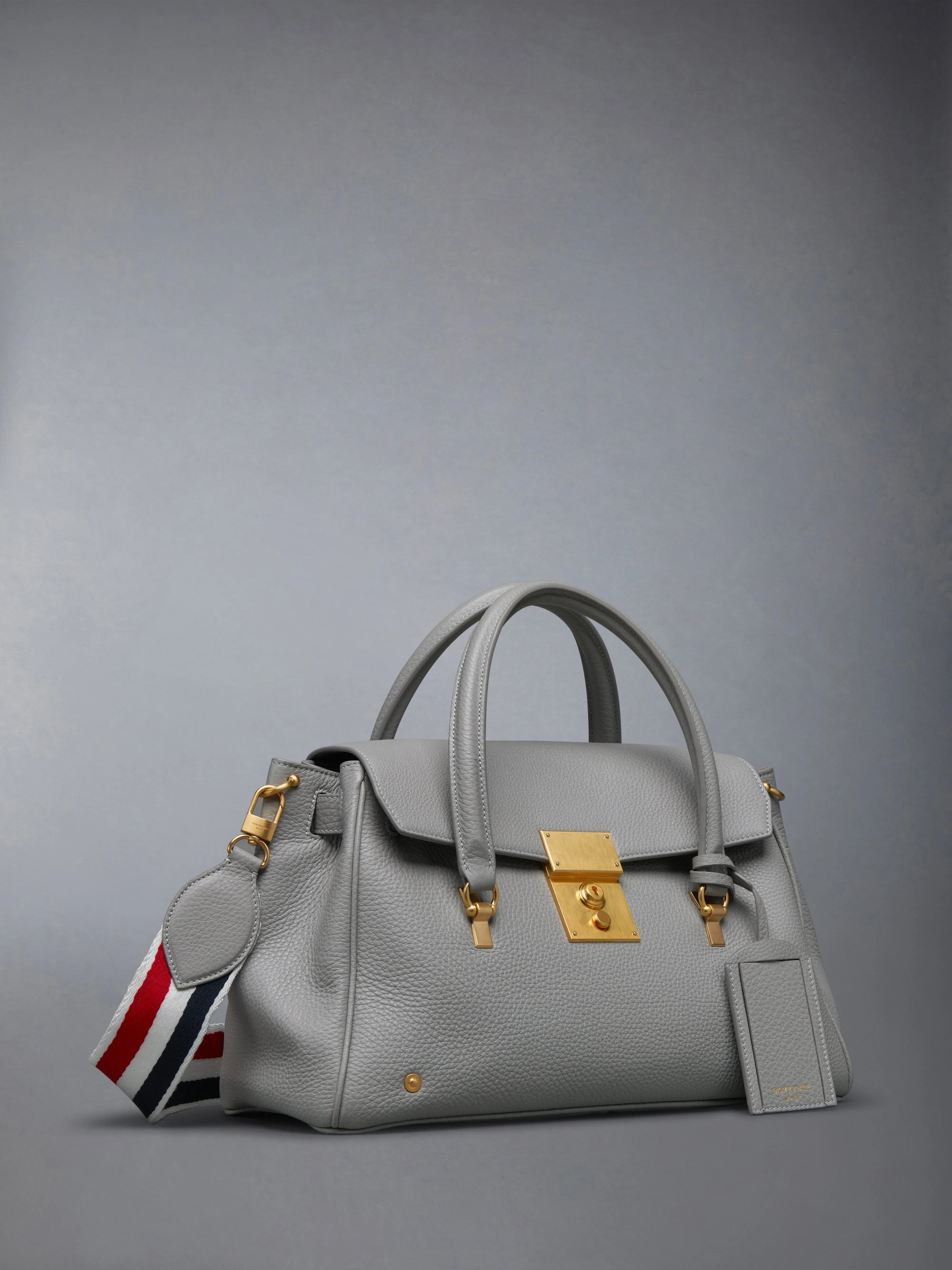 BOLTON BAG IN SOFT PEBBLE GRAIN LEATHER sold by Thom Browne product image thumbnail 2