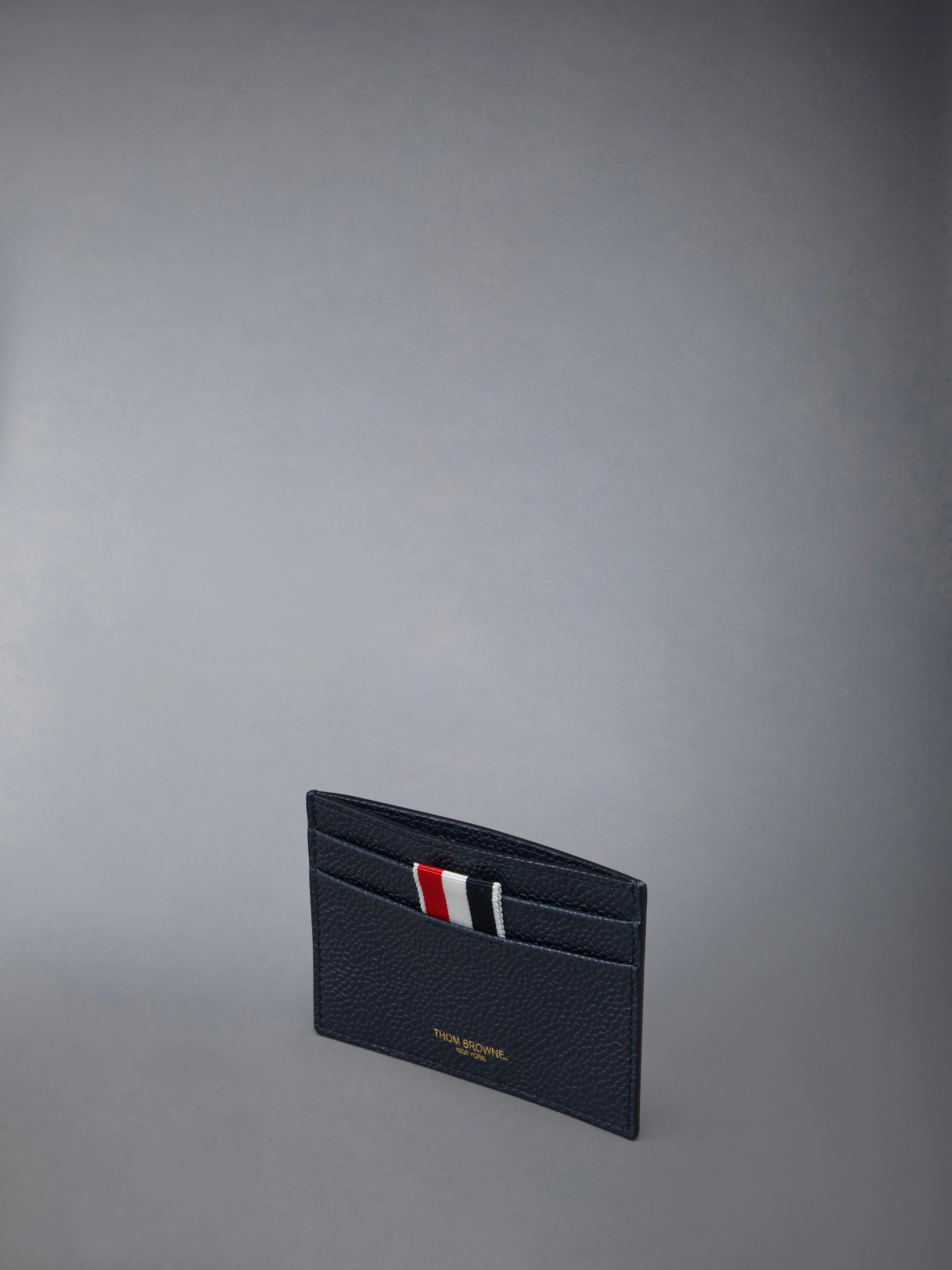 PEBBLE GRAIN SINGLE CARD HOLDER sold by Thom Browne product image thumbnail 3