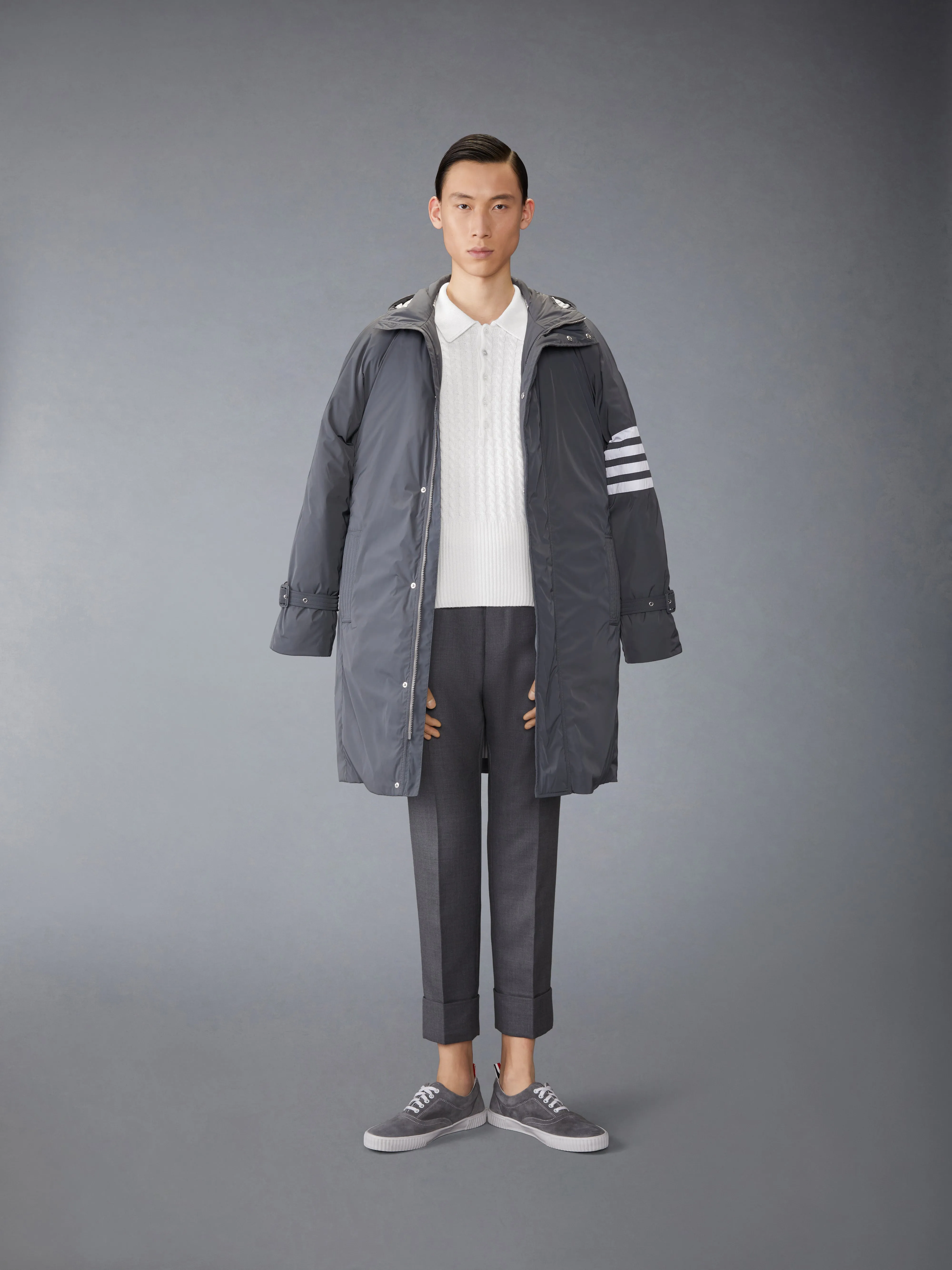 CASHMERE 4-BAR POLO sold by Thom Browne product image thumbnail 3