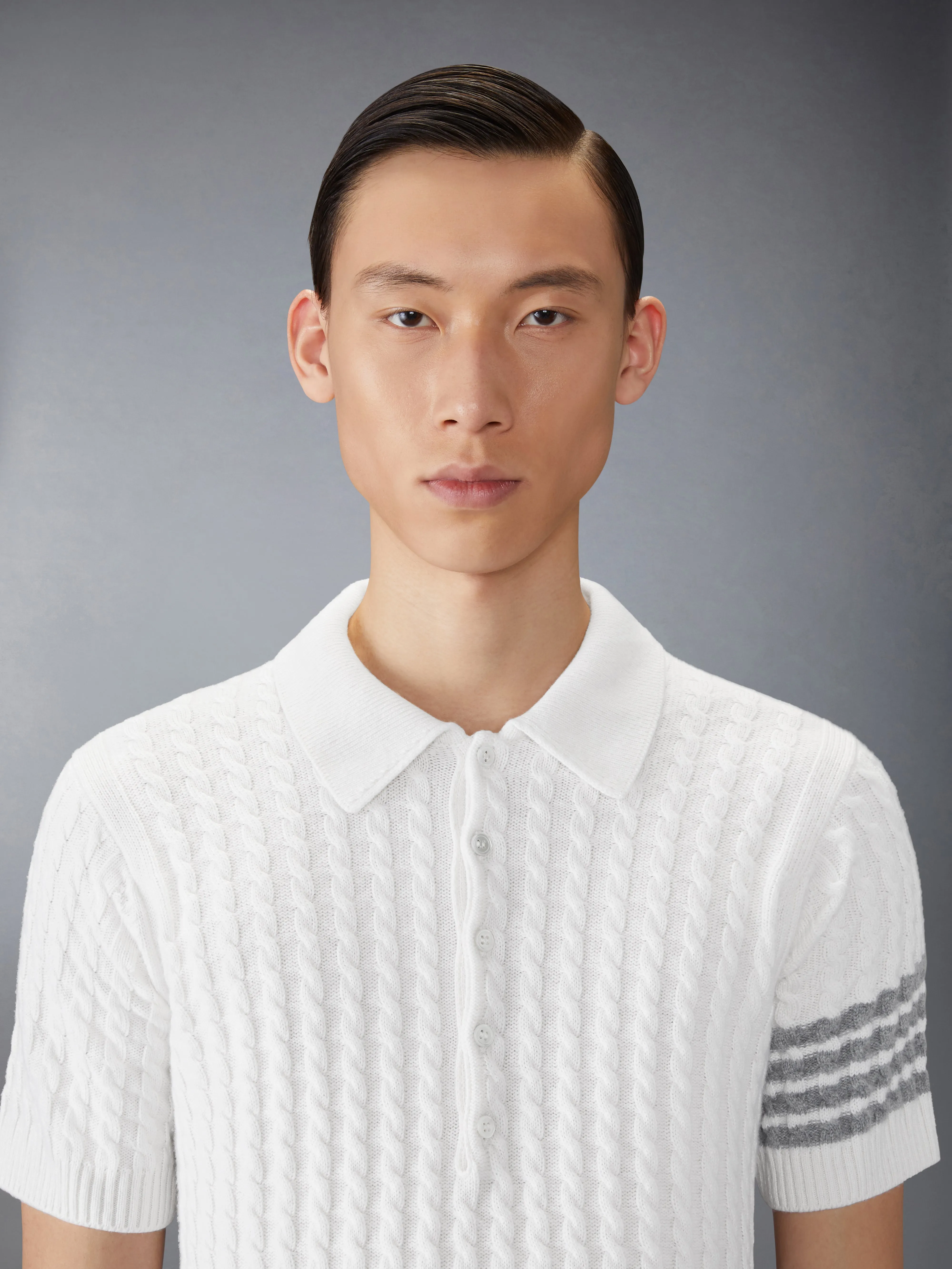 CASHMERE 4-BAR POLO sold by Thom Browne product image thumbnail 5