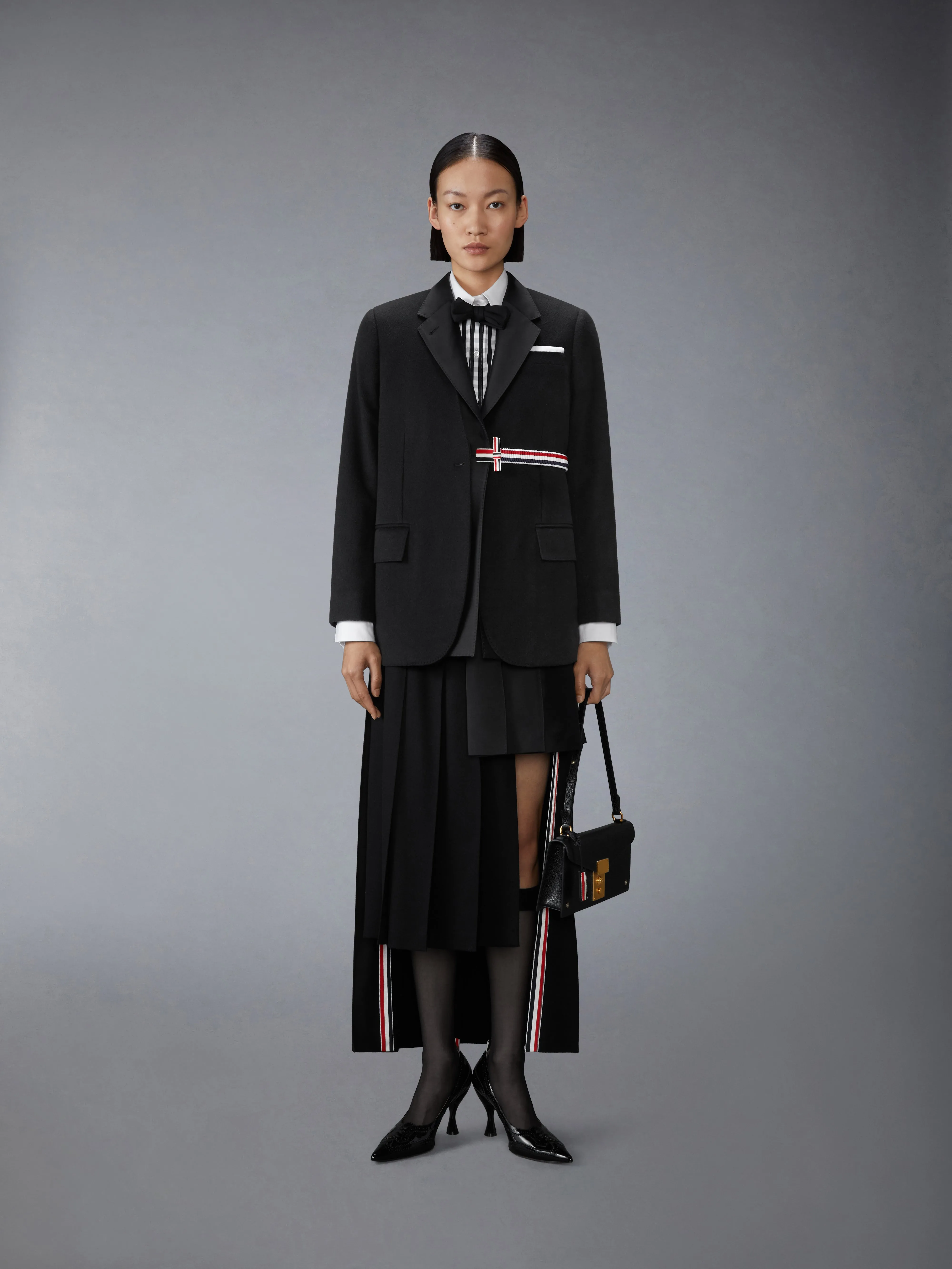 CASHMERE WOOL AND SILK 2-IN-1 SPORTCOAT sold by Thom Browne product image thumbnail 5