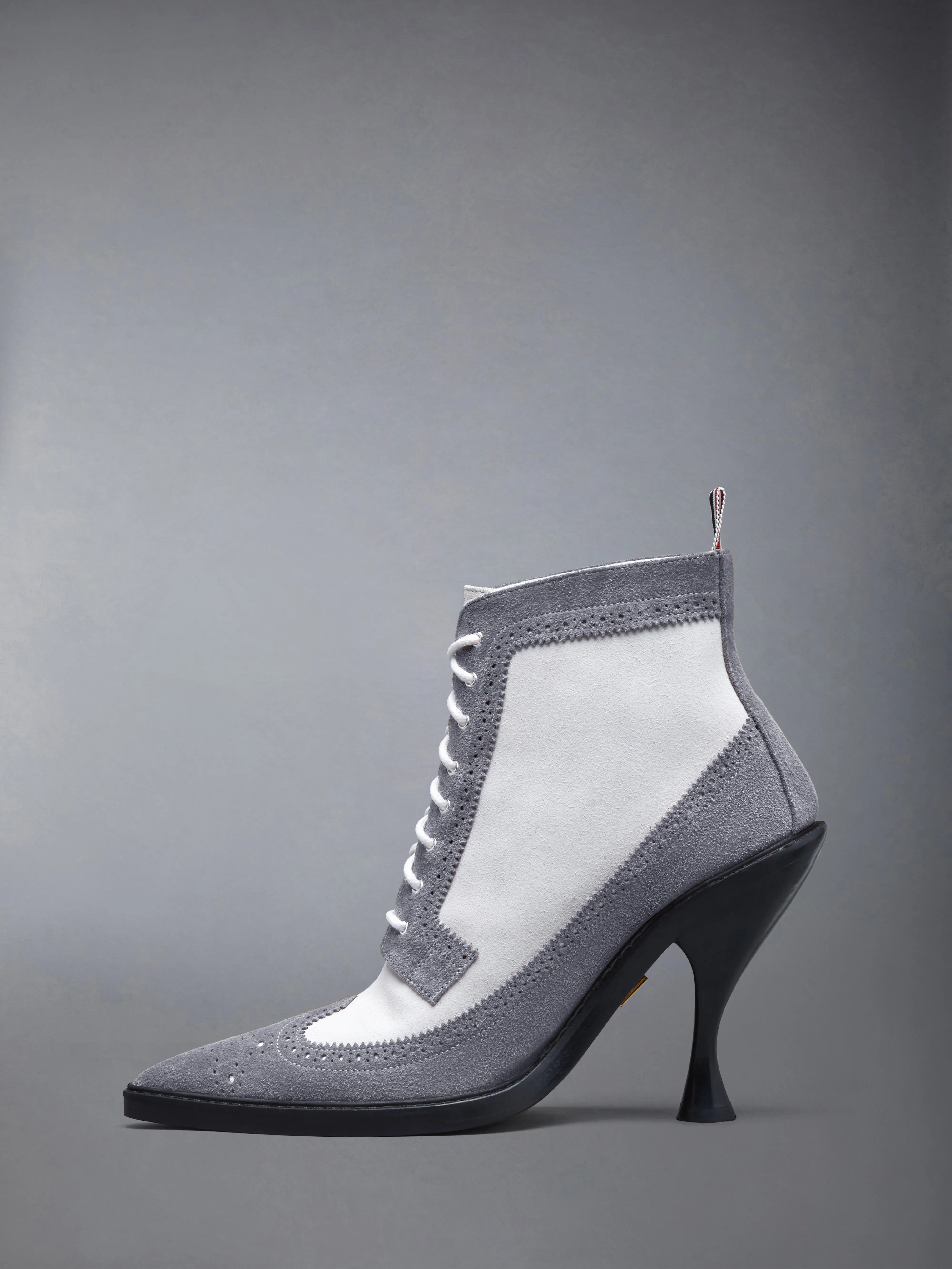 CALF SUEDE WINGTIP BOOT 90MM sold by Thom Browne product image thumbnail 3