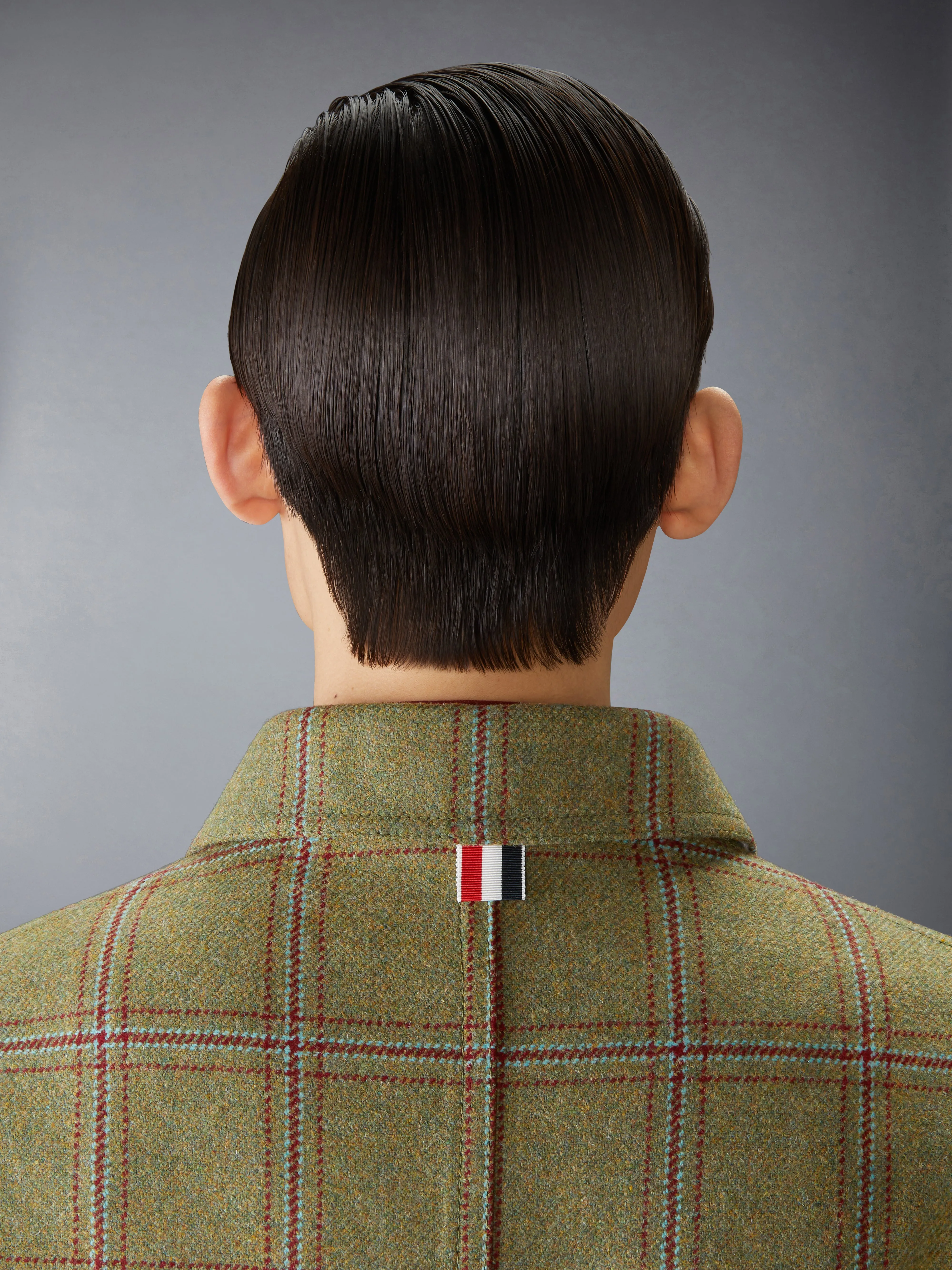 HUNTING TWEED ARMBAND UTILITY JACKET sold by Thom Browne product image thumbnail 5