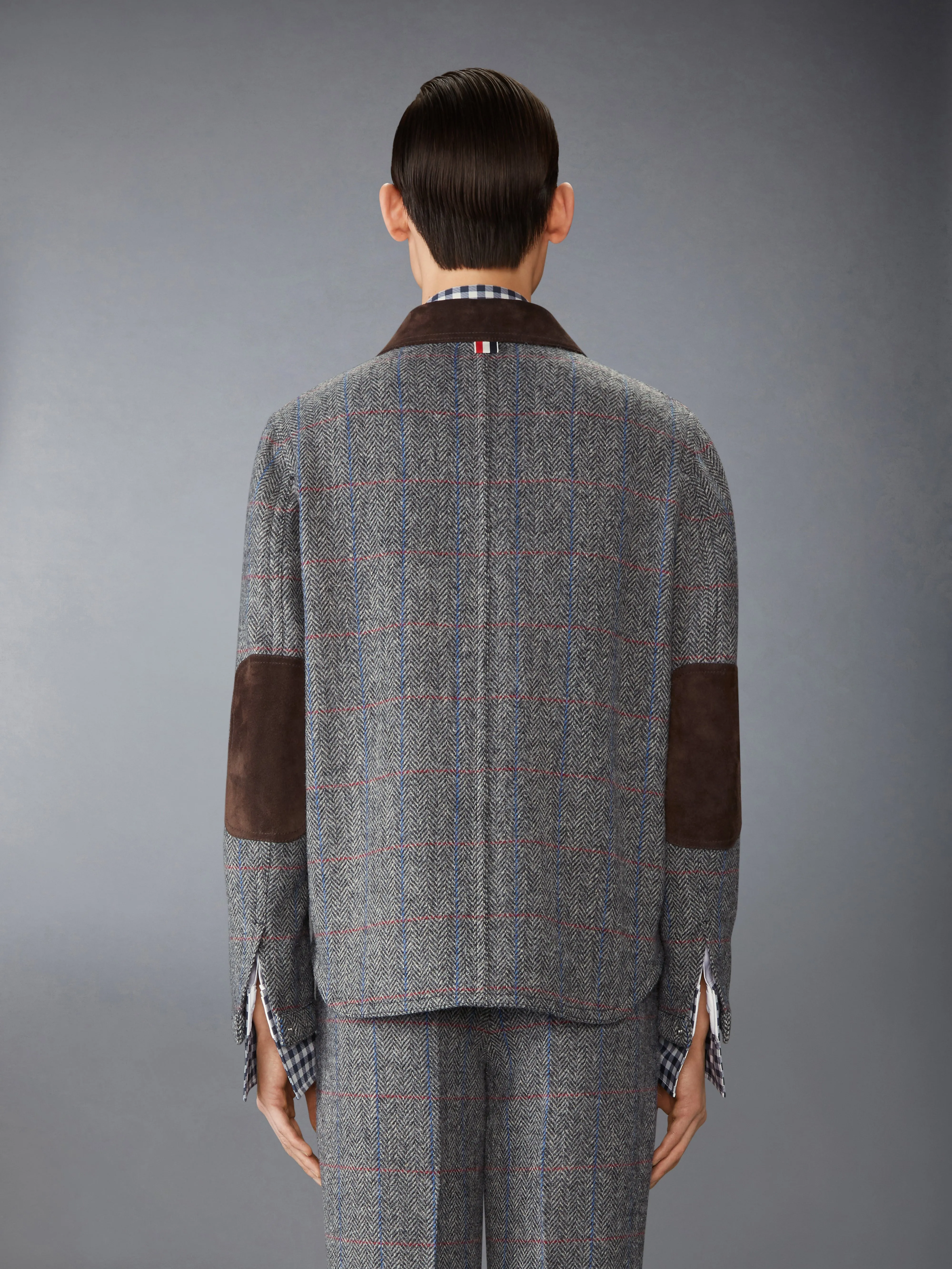 HUNTING TWEED UTILITY JACKET sold by Thom Browne product image thumbnail 2